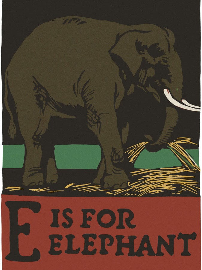 Alphabet E Is For Elephant By C.B. Falls - Image 5
