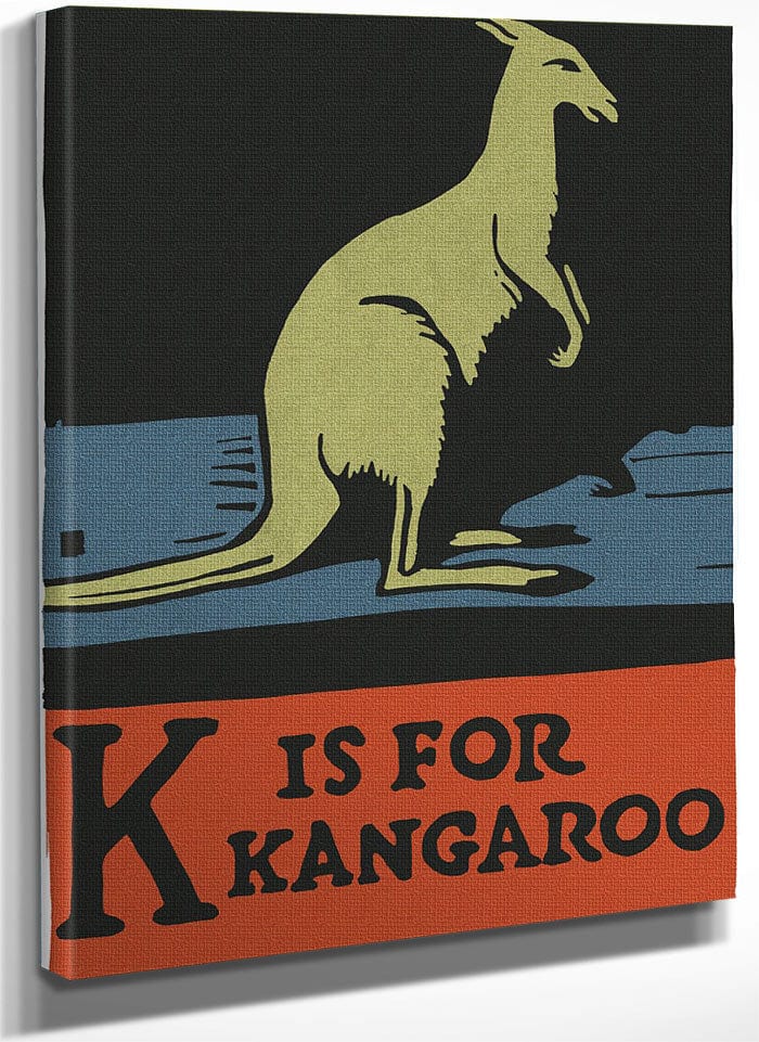 Alphabet K Is For Kangaroo By C.B. Falls