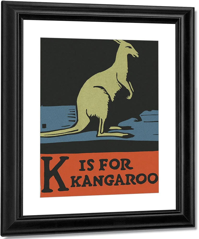 Alphabet K Is For Kangaroo By C.B. Falls - Image 2