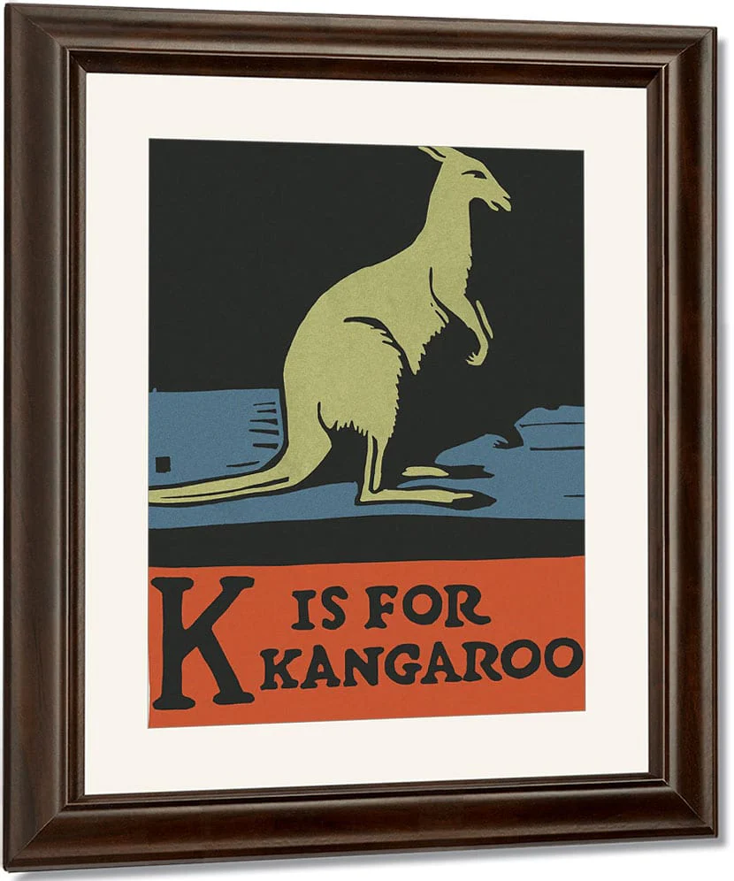 Alphabet K Is For Kangaroo By C.B. Falls - Image 3
