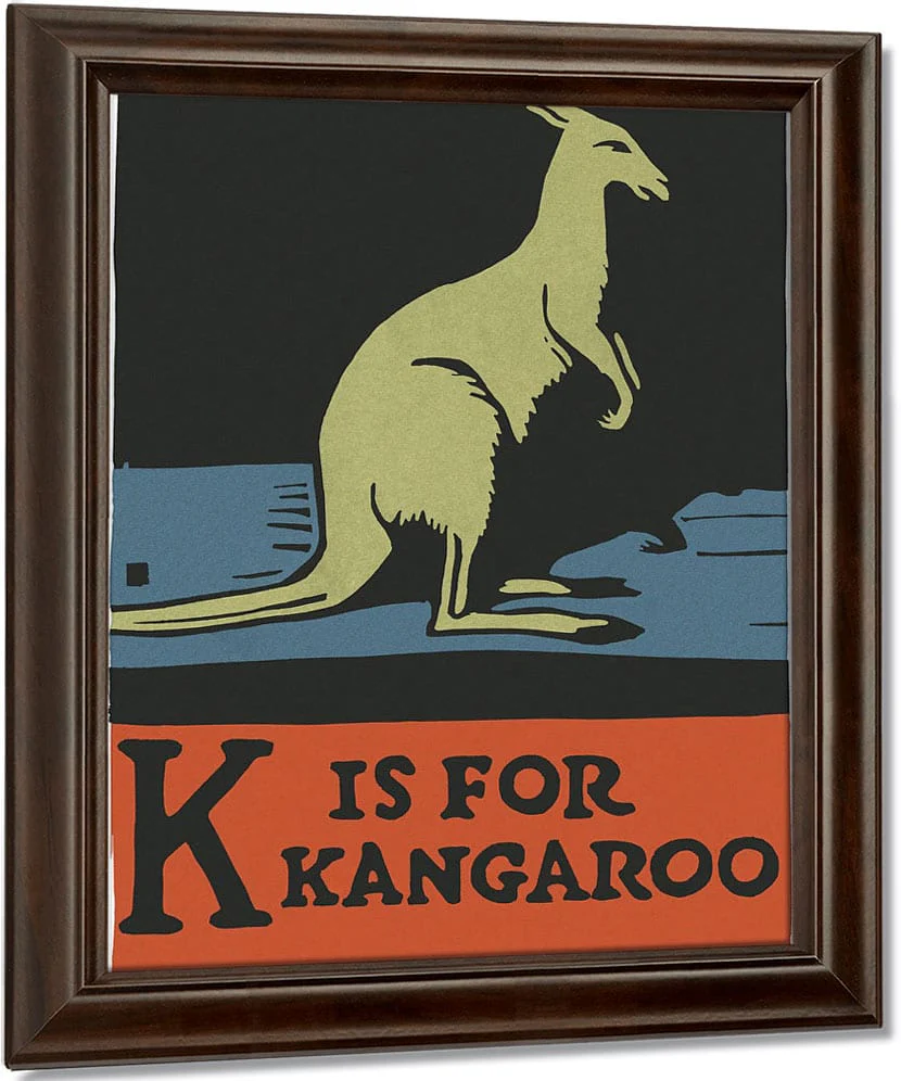 Alphabet K Is For Kangaroo By C.B. Falls - Image 4