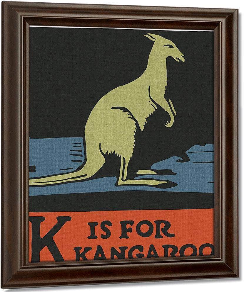Alphabet K Is For Kangaroo By C.B. Falls - Image 4