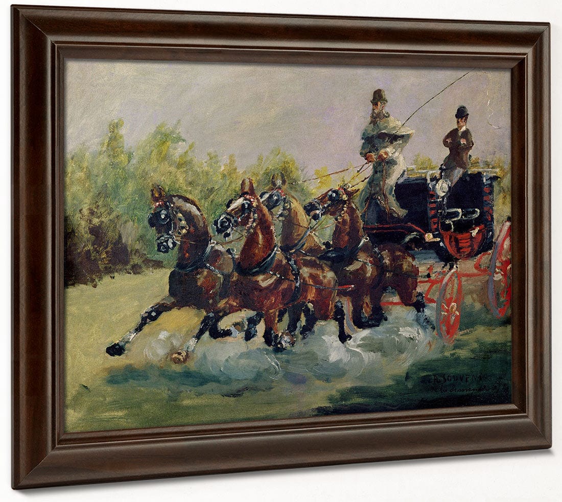 Alphonse De Toulouse Lautrec Monfa (1838 1913) Driving His Mail Coach In Nice By Henri Marie Raymond De Toulouse Lautrec Monfa - Image 4