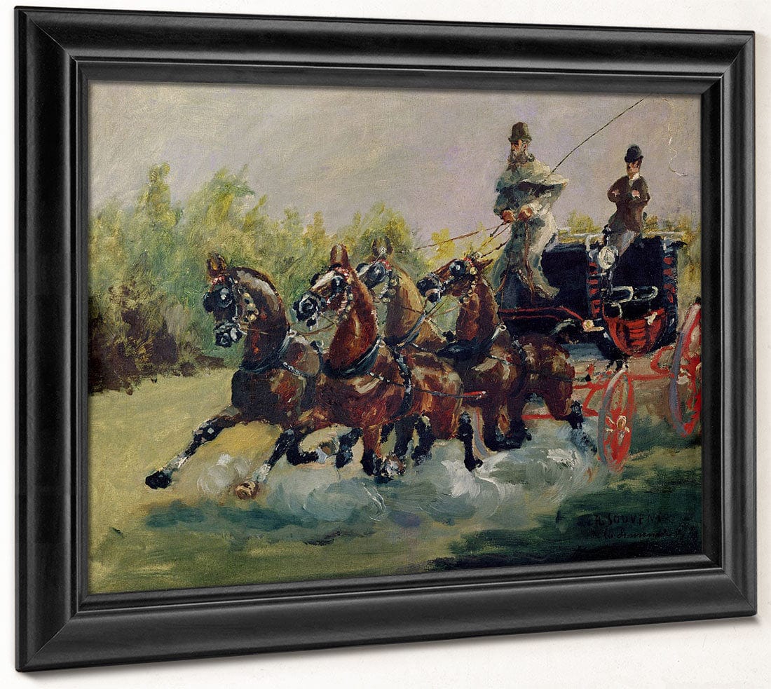 Alphonse De Toulouse Lautrec Monfa (1838 1913) Driving His Mail Coach In Nice By Henri Marie Raymond De Toulouse Lautrec Monfa - Image 6