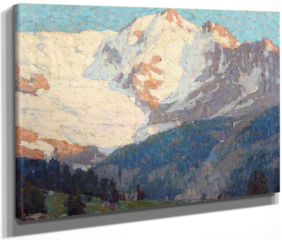 Alpine Glaciers By Edgar Payne