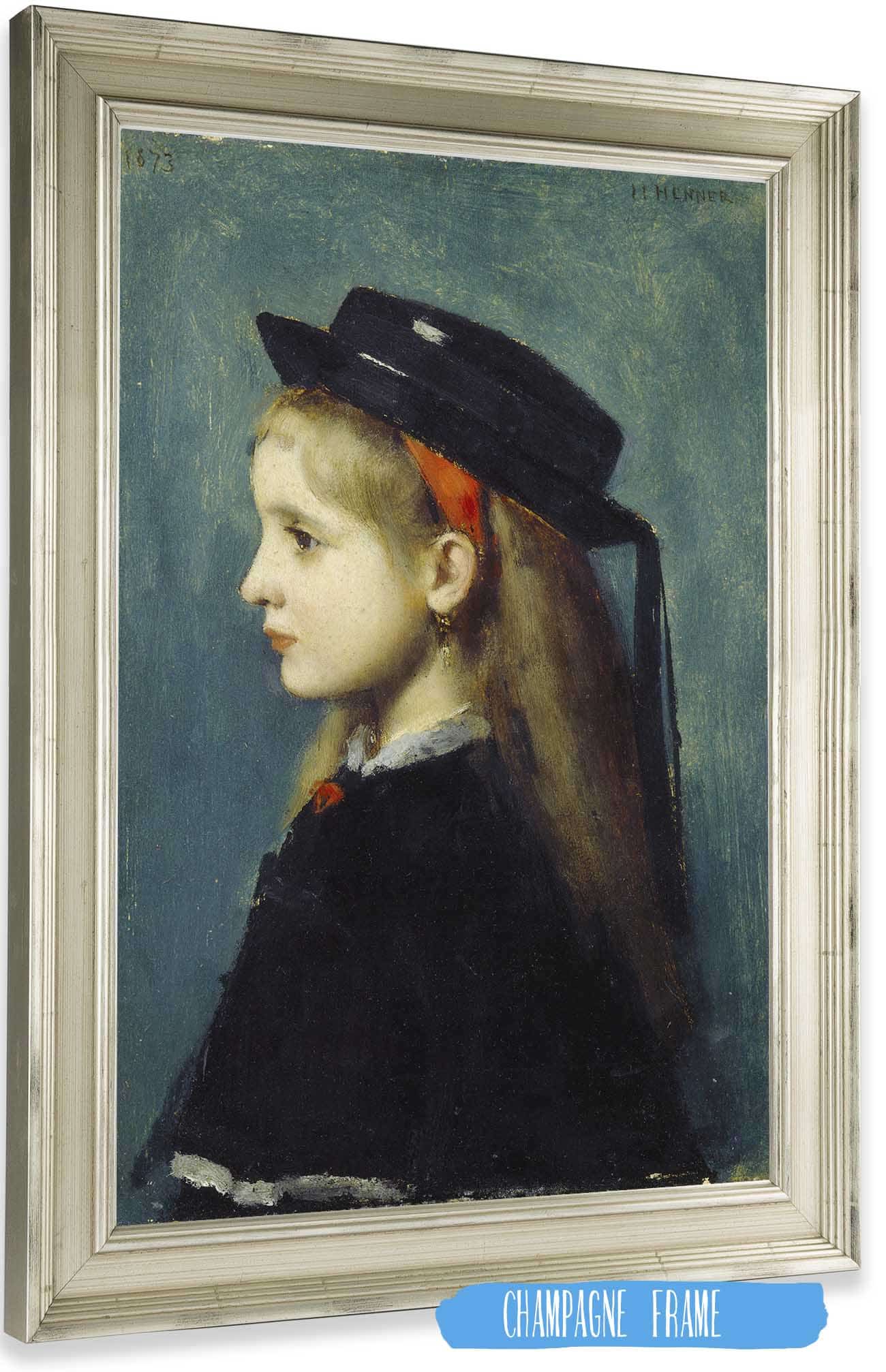 Alsatian Girl by Jean Jacques Henner
