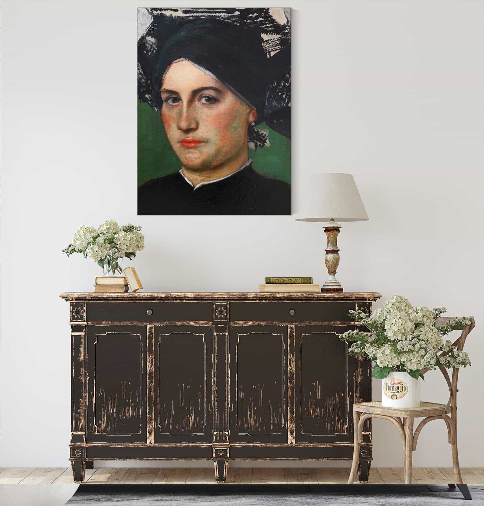 Altdeutsche Frau by Albert Von Keller - Image 4