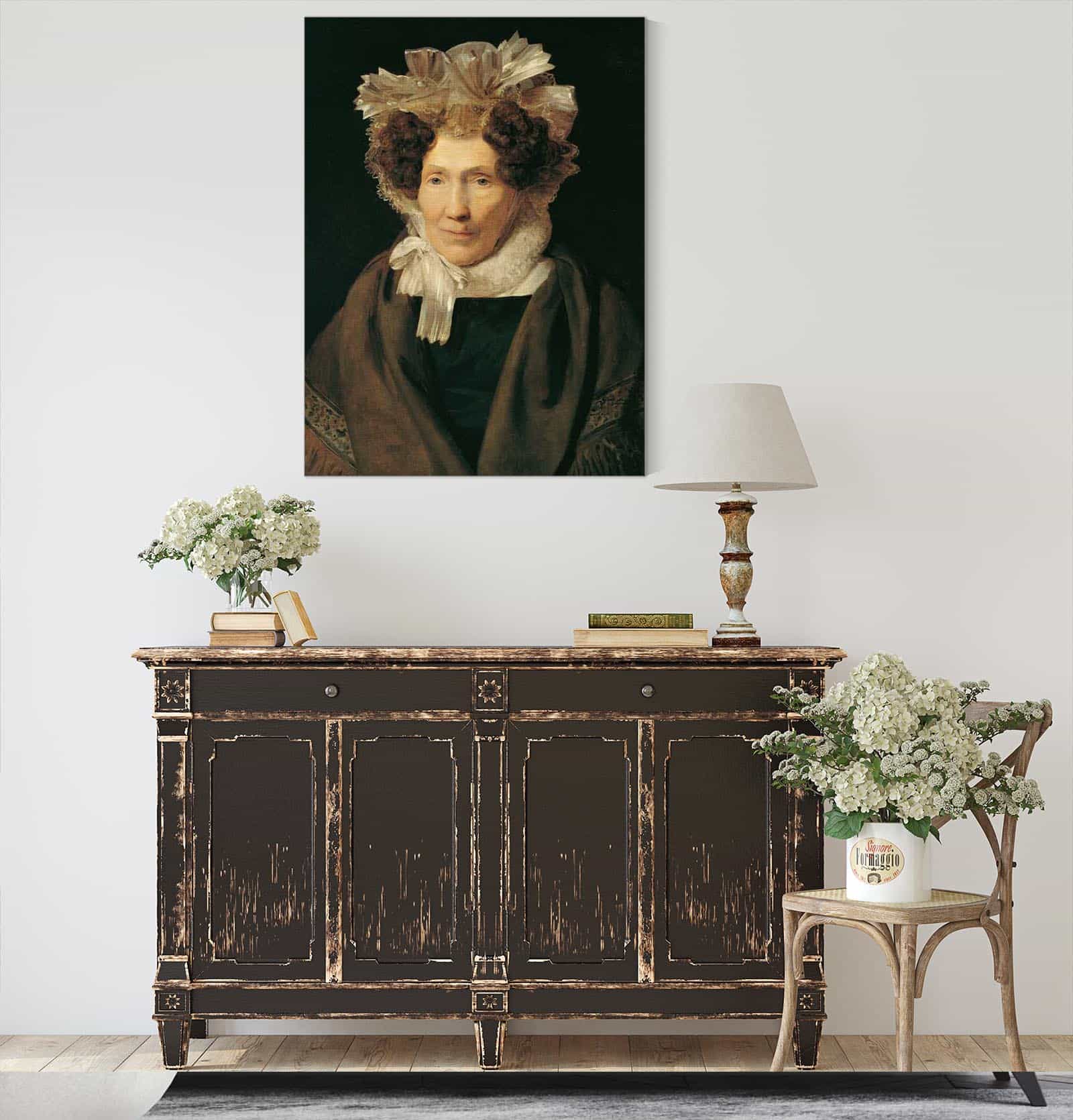 Alte Frau Mit Weiber Banderhaube by Ferdinand Georg Waldmuller - Image 4