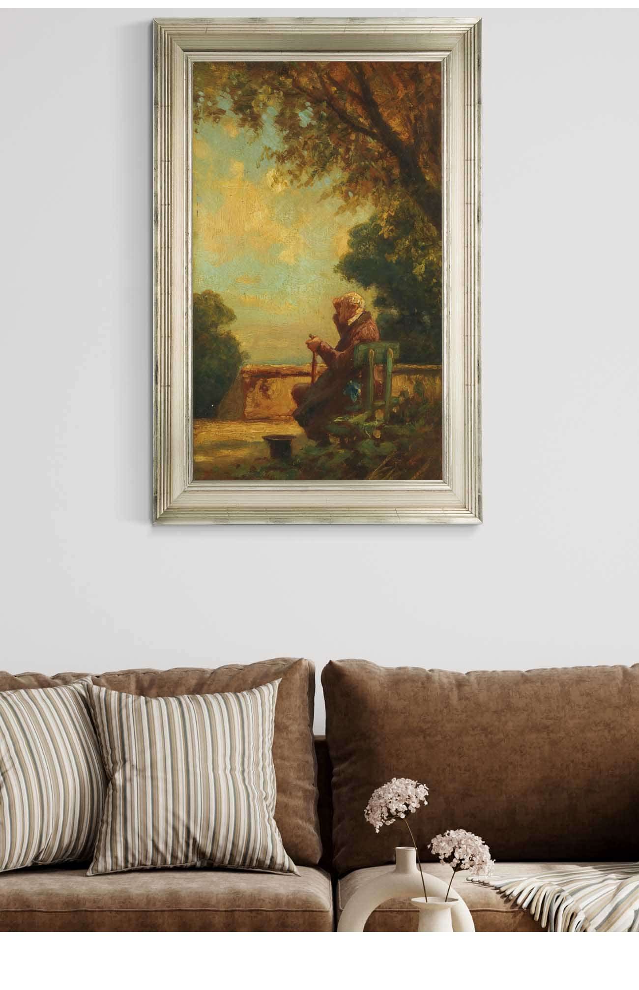 Alter Mann Auf Einer Bank C by Carl Spitzweg - Image 5