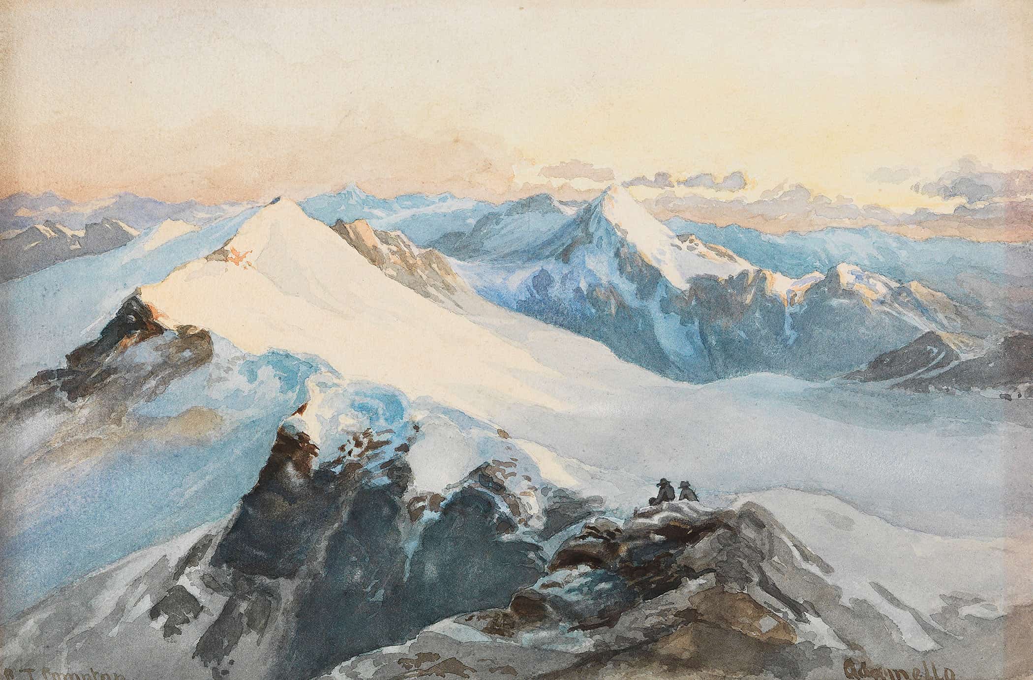 Am Adamello by Edward Theodore Compton - Image 2