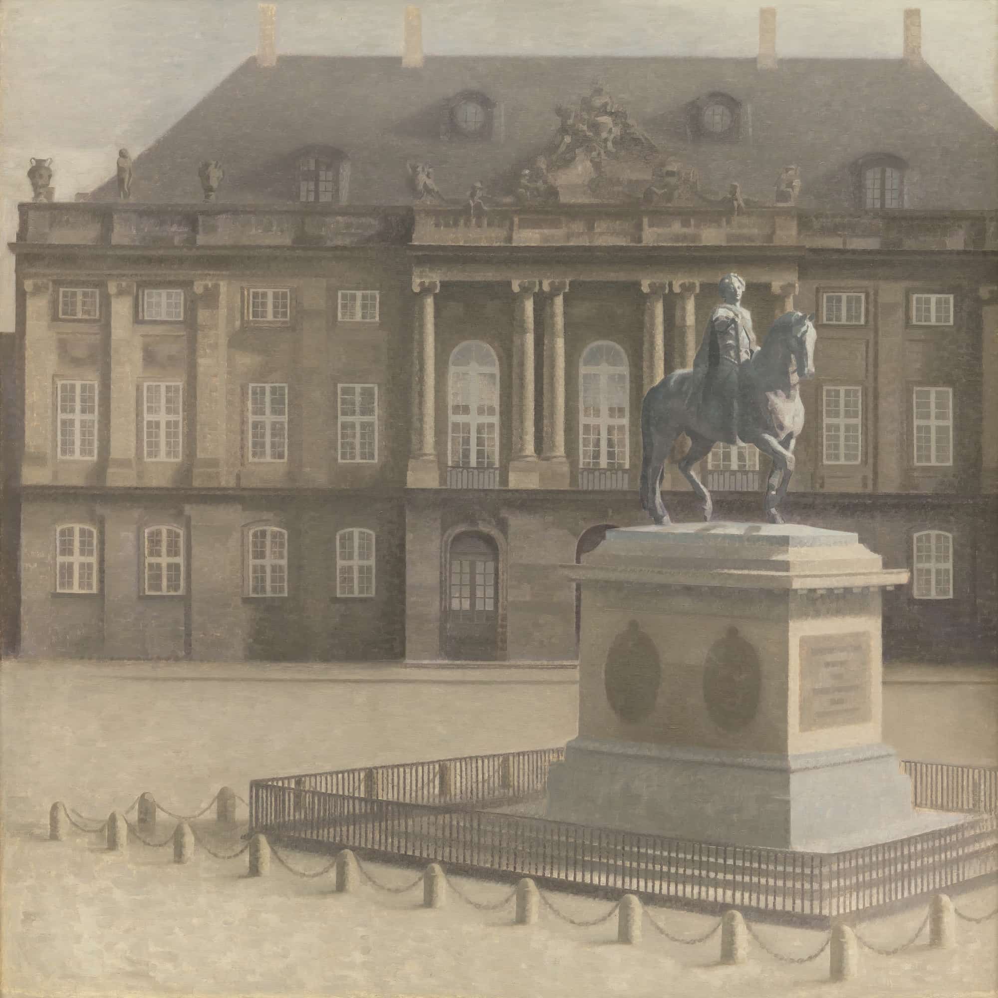 Amalienborg Square Copenhagen by Vilhelm Hammershoi - Image 4