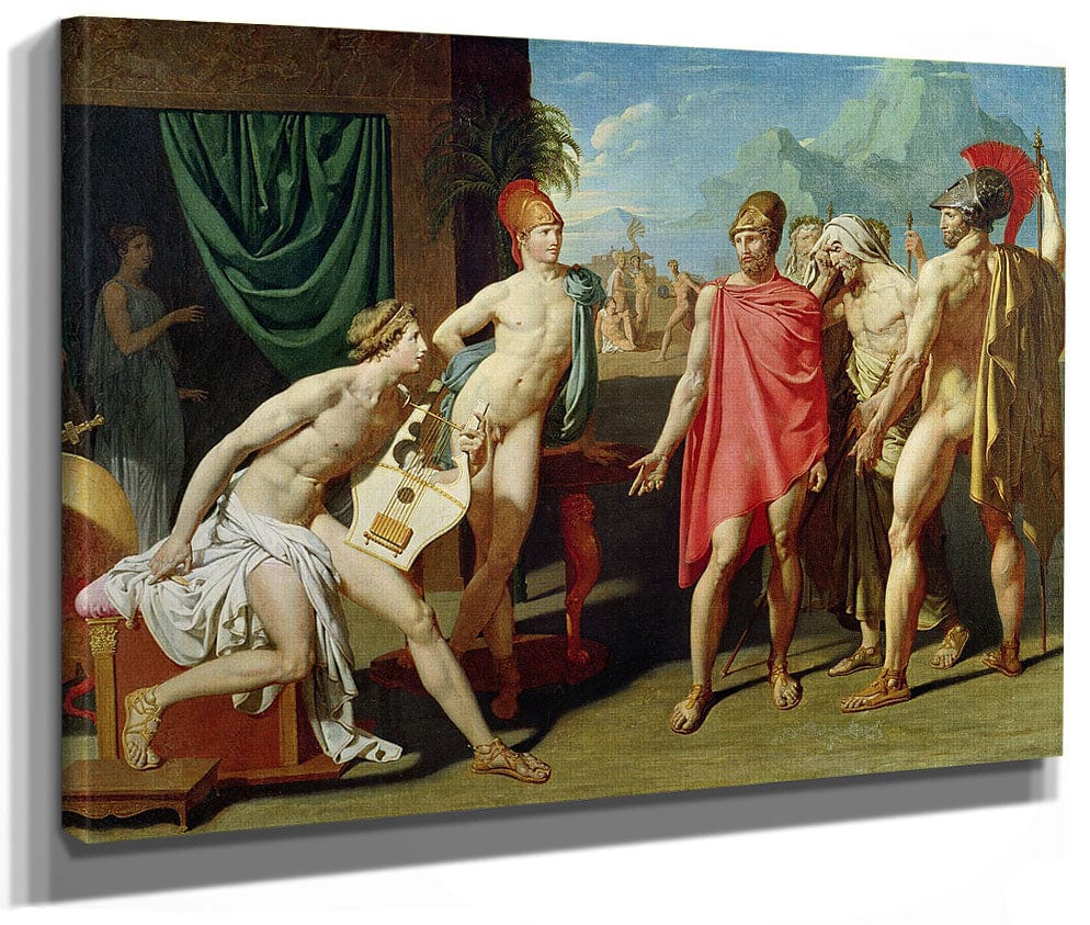 Ambassadors Sent By Agamemnon To Urge Achilles To Fight By Jean Auguste Dominique Ingres
