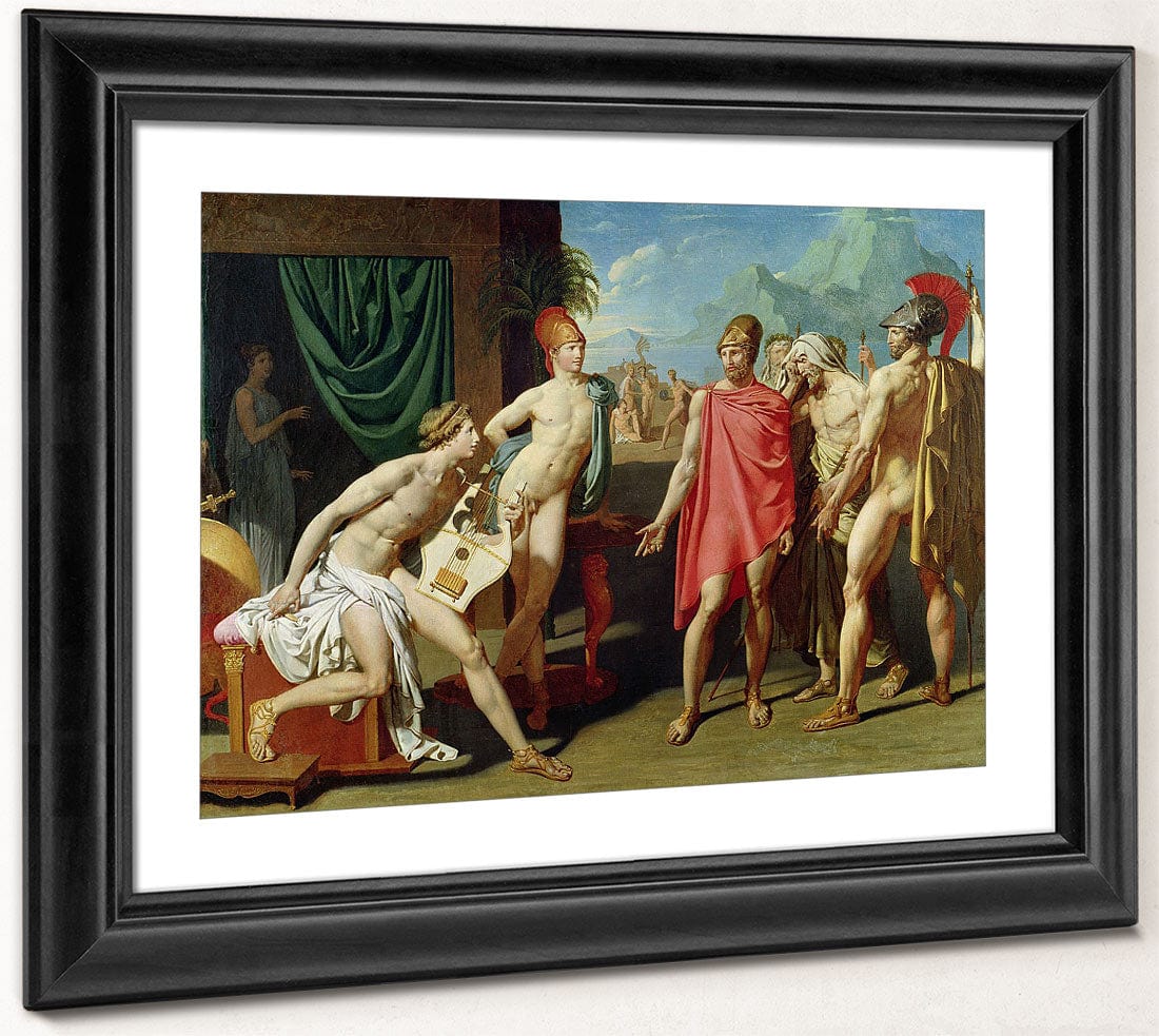 Ambassadors Sent By Agamemnon To Urge Achilles To Fight By Jean Auguste Dominique Ingres - Image 2
