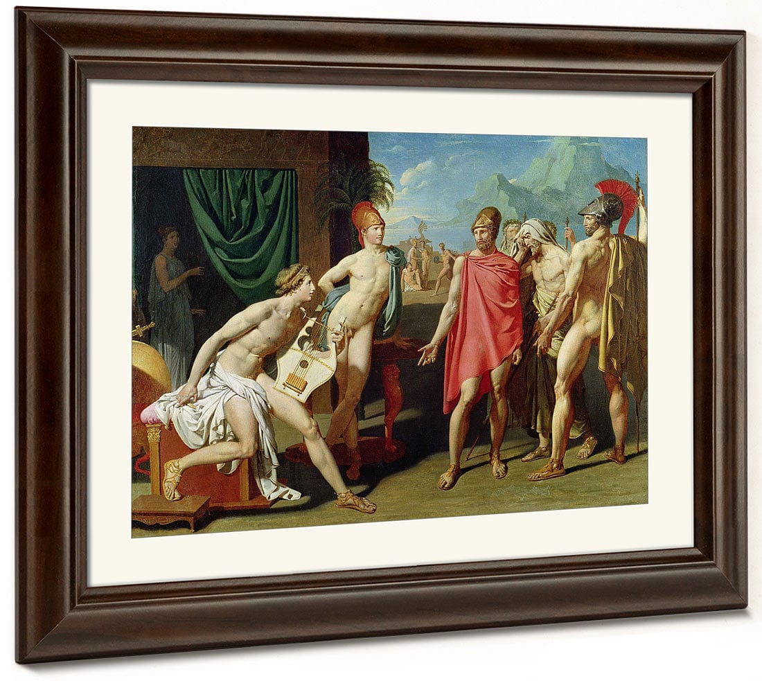 Ambassadors Sent By Agamemnon To Urge Achilles To Fight By Jean Auguste Dominique Ingres - Image 3