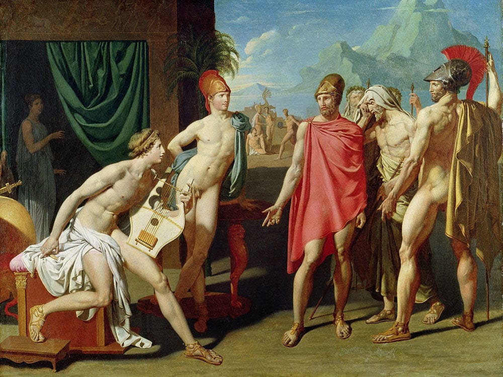 Ambassadors Sent By Agamemnon To Urge Achilles To Fight By Jean Auguste Dominique Ingres - Image 5