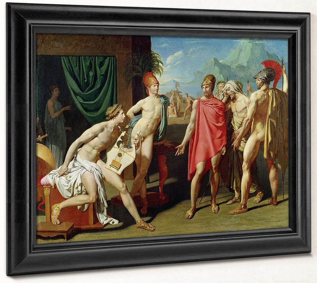 Ambassadors Sent By Agamemnon To Urge Achilles To Fight By Jean Auguste Dominique Ingres - Image 6