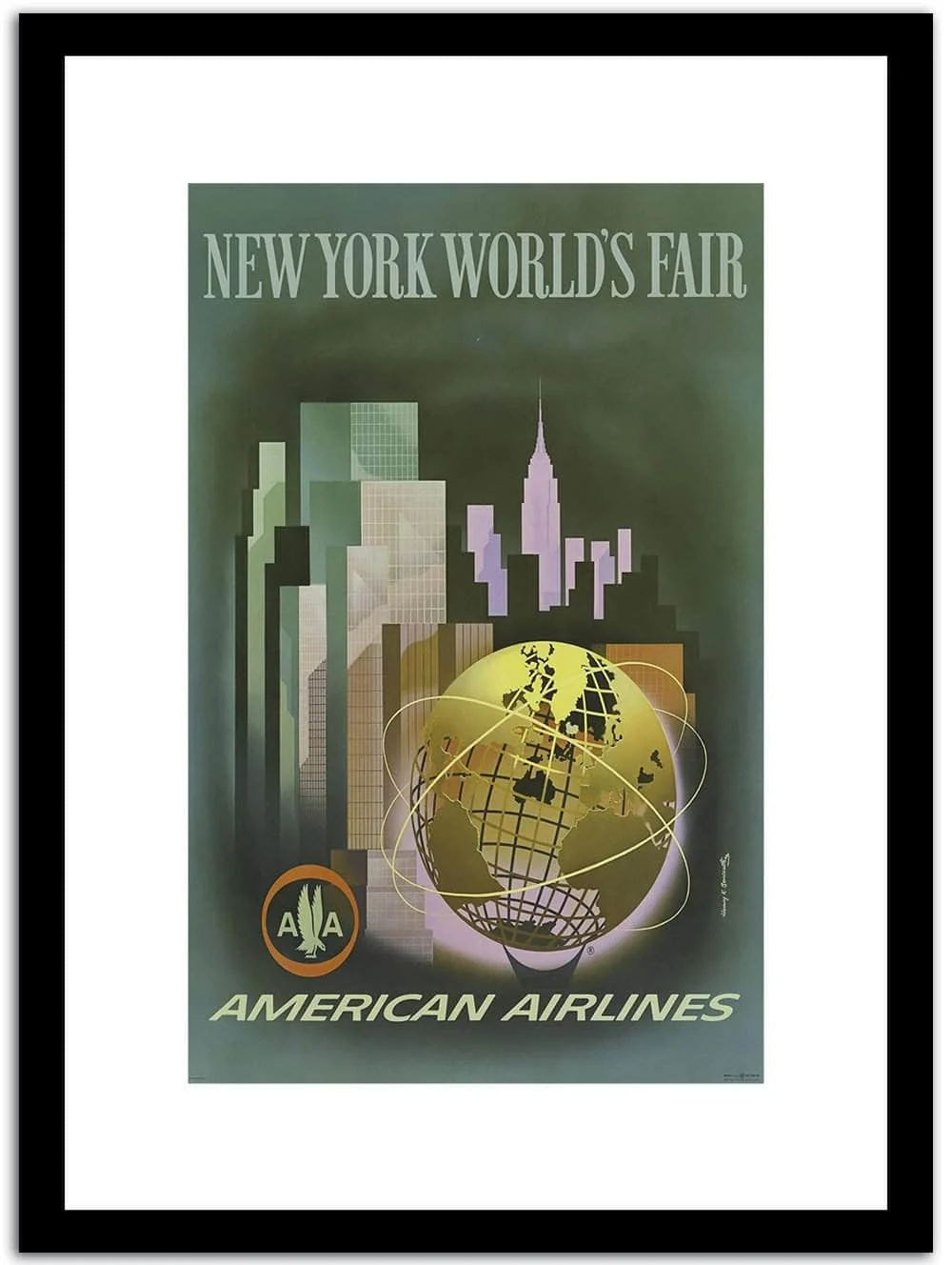 America Airlines Vintage Postera