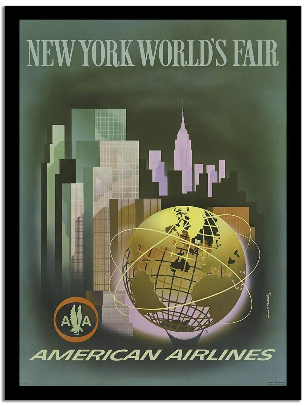 America Airlines Vintage Postera - Image 2