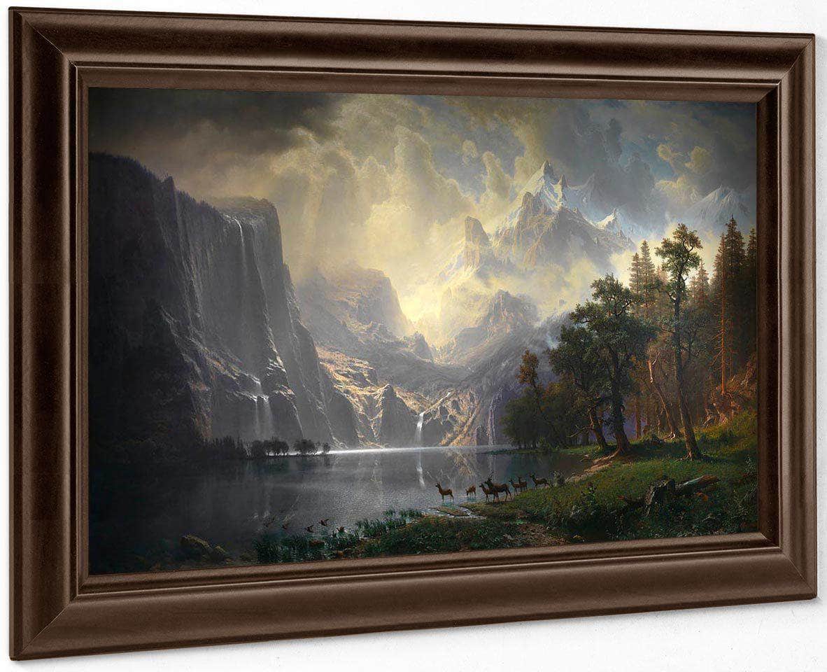Among The Sierra Nevada, California By Albert Bierstadt - Image 4