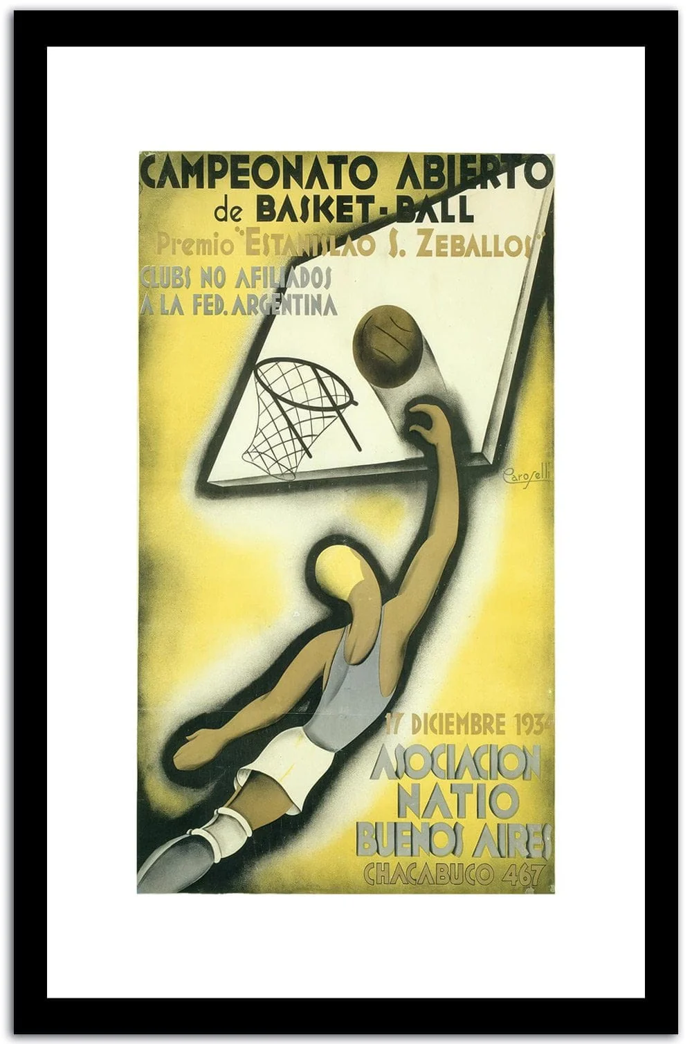 Ampeonato  Vintage Poster