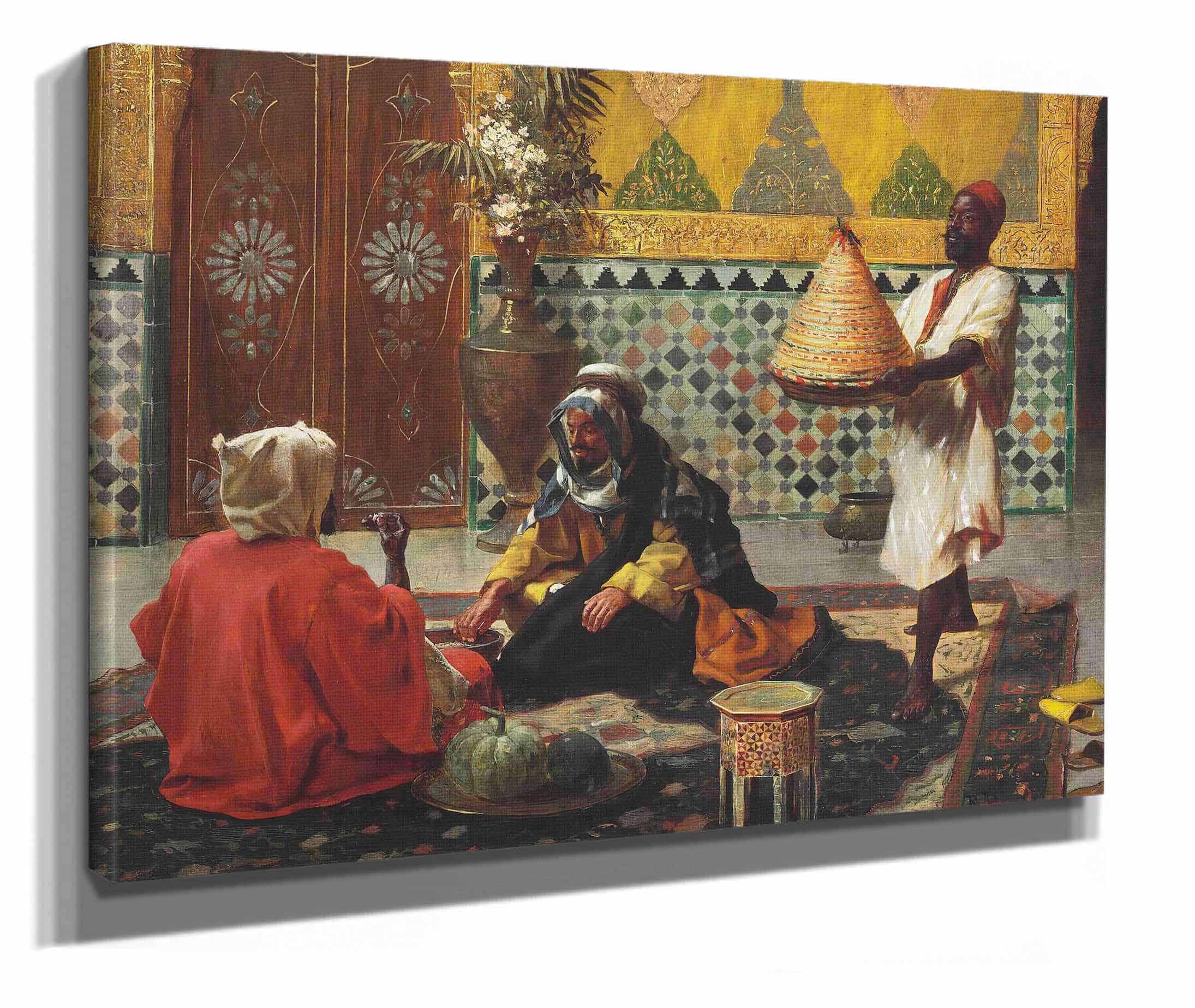 An Afternoon Discussion by Rudolf Ernst - Image 2