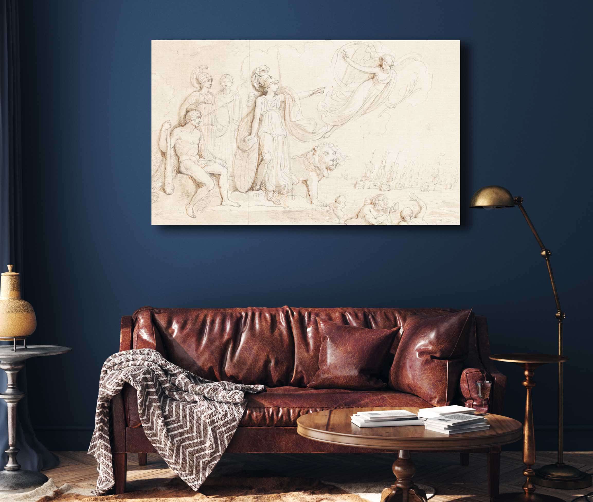 An Allegory Of Britains Naval Might by Robert Smirke - Image 4