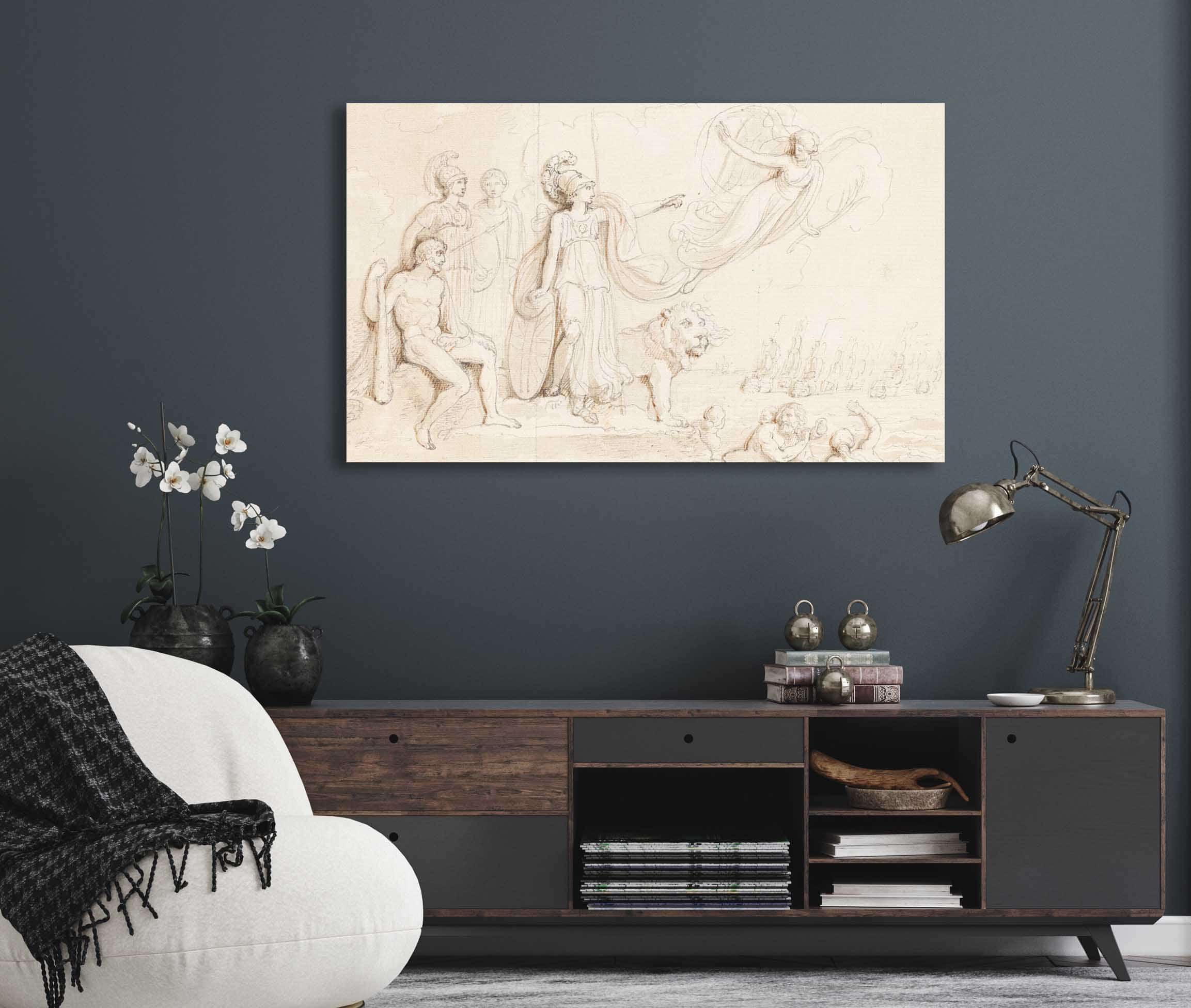 An Allegory Of Britains Naval Might by Robert Smirke - Image 5