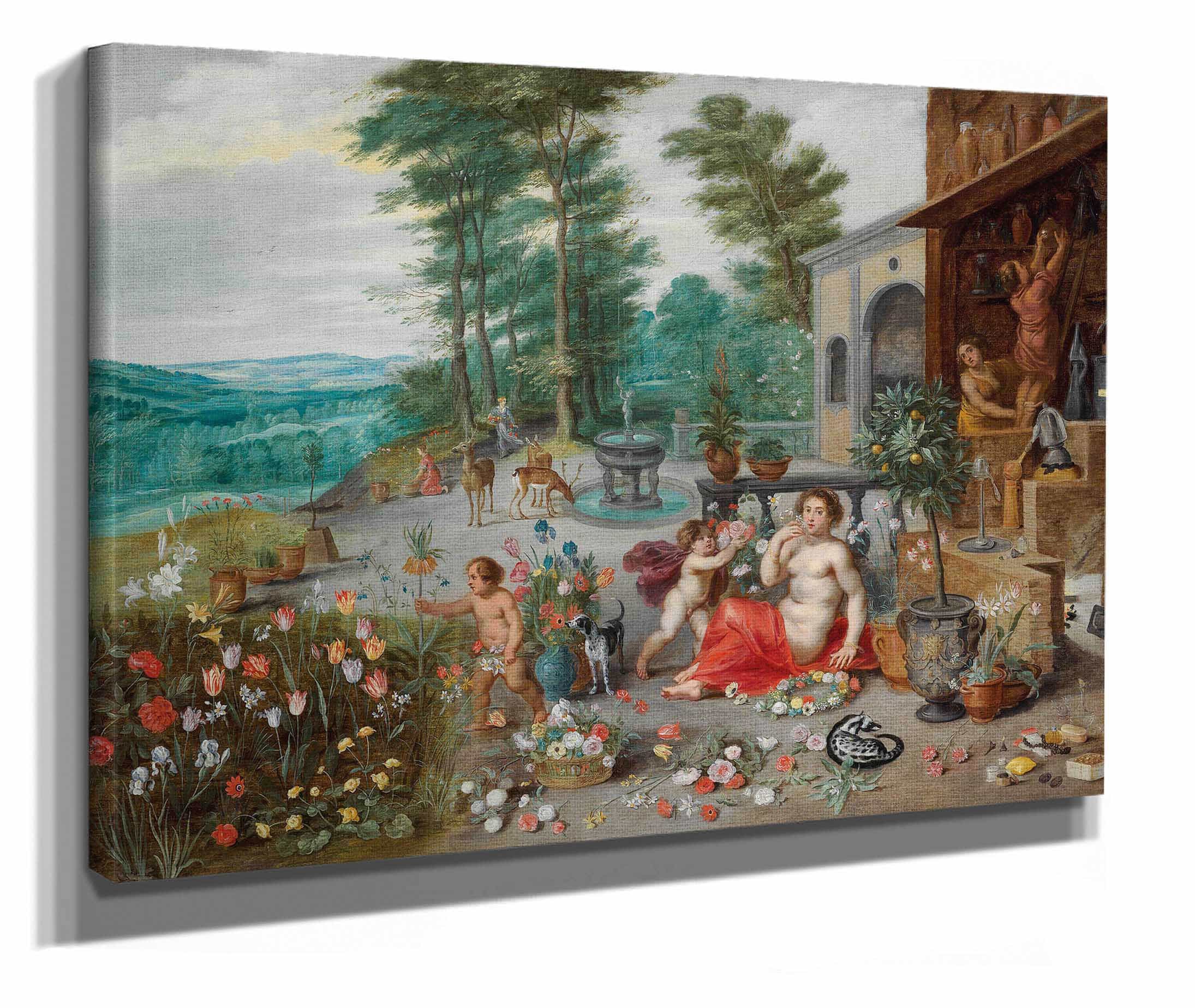 An Allegory Of Smell S by Jan Brueghel The Younger - Image 2