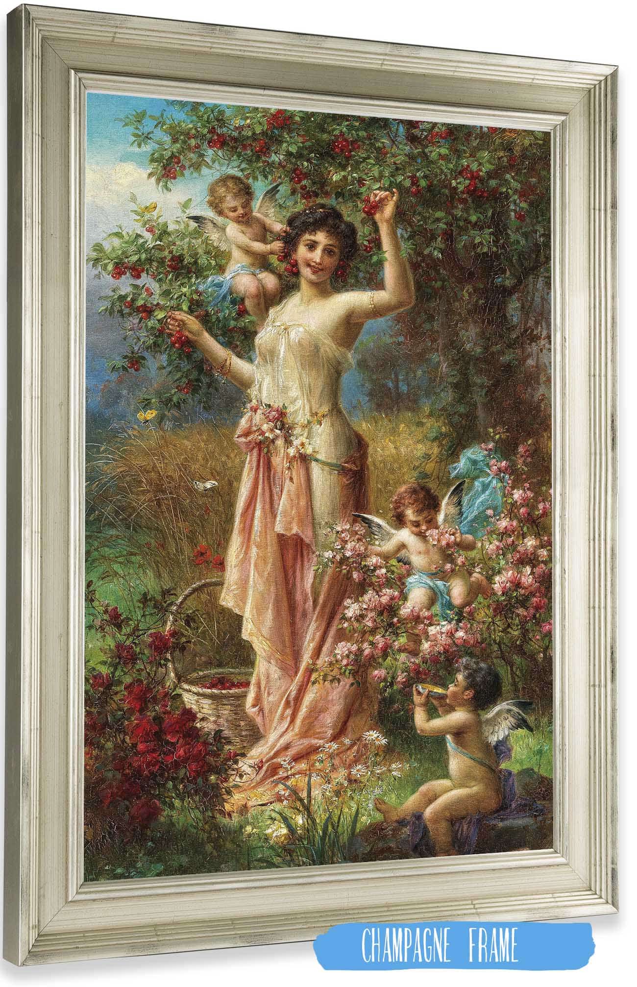 An Allegory Of Summer With Messengers Of Love by Hans Zatzka