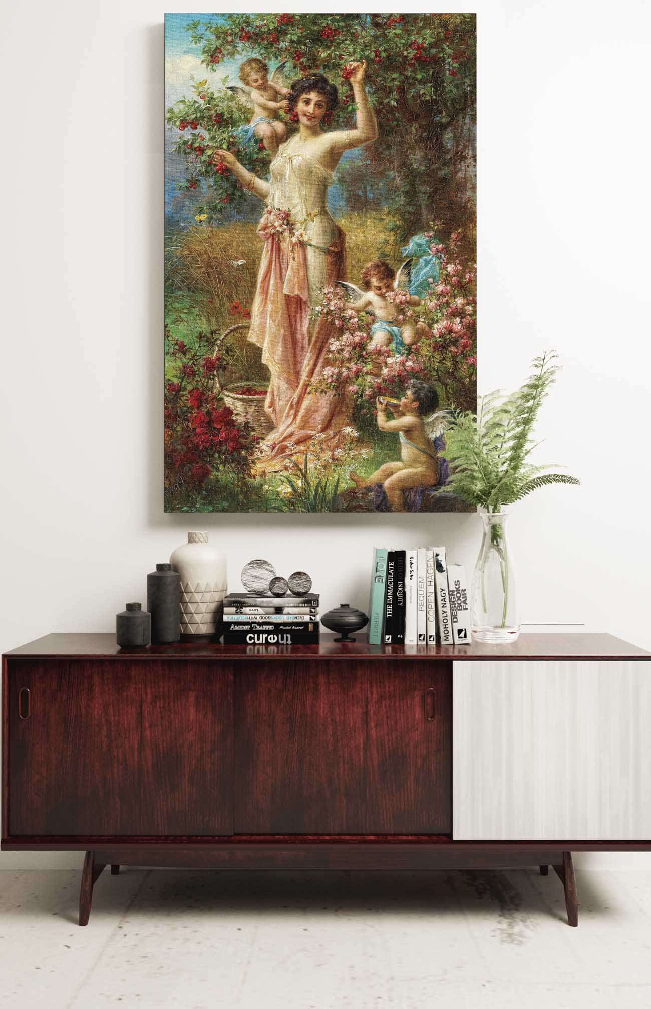 An Allegory Of Summer With Messengers Of Love by Hans Zatzka - Image 2