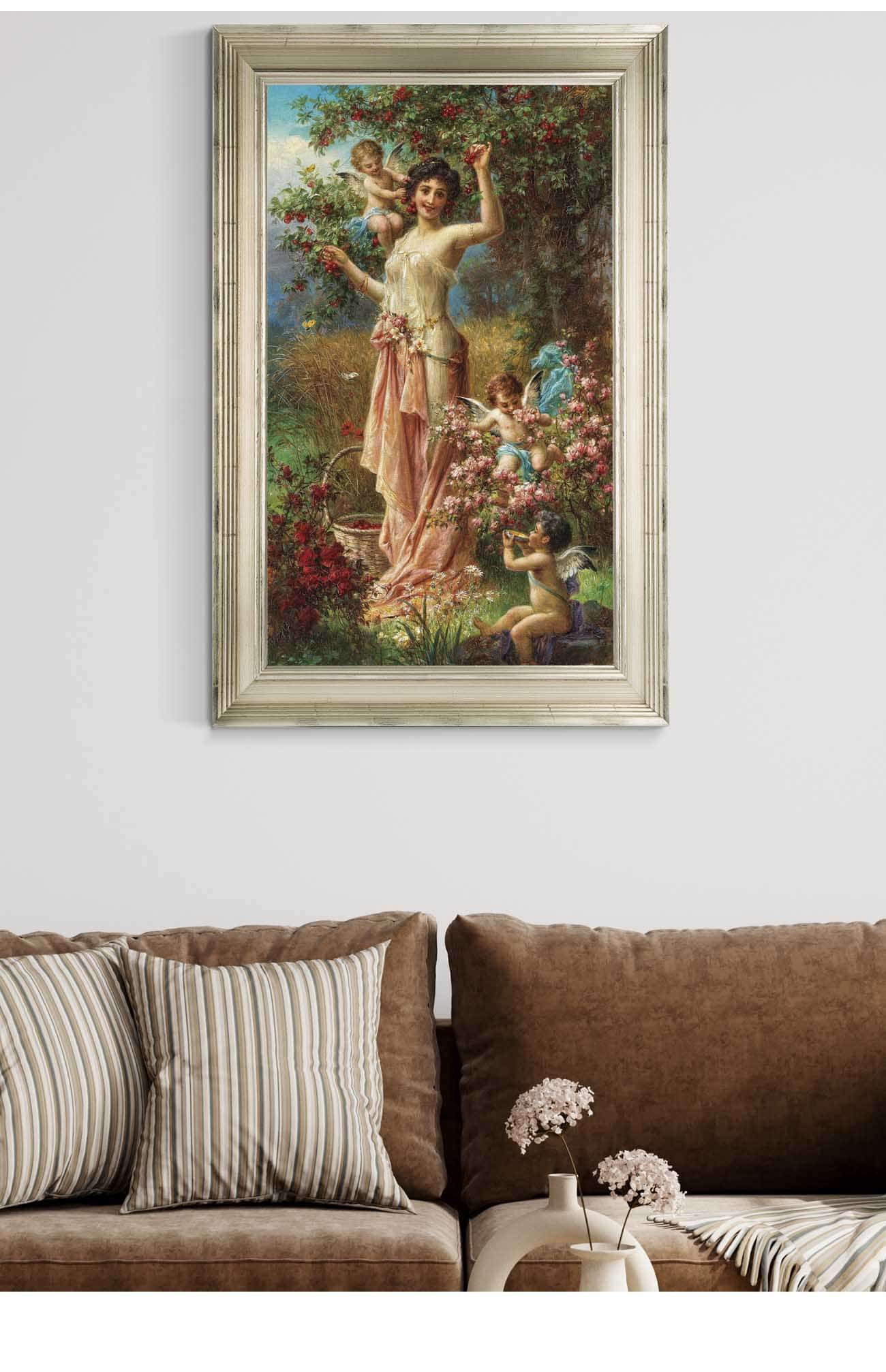 An Allegory Of Summer With Messengers Of Love by Hans Zatzka - Image 5