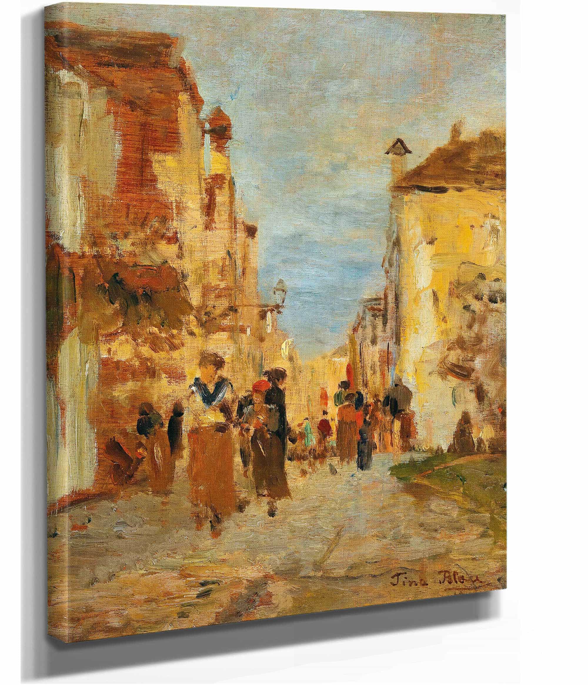 An Alley In Venice by Tina Blau - Image 2