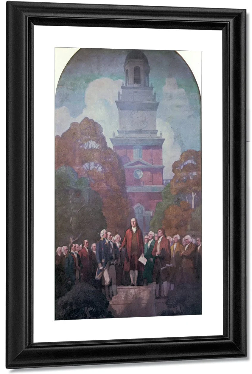 An Apotheosis Of Franklin By NC Wyeth - Image 3