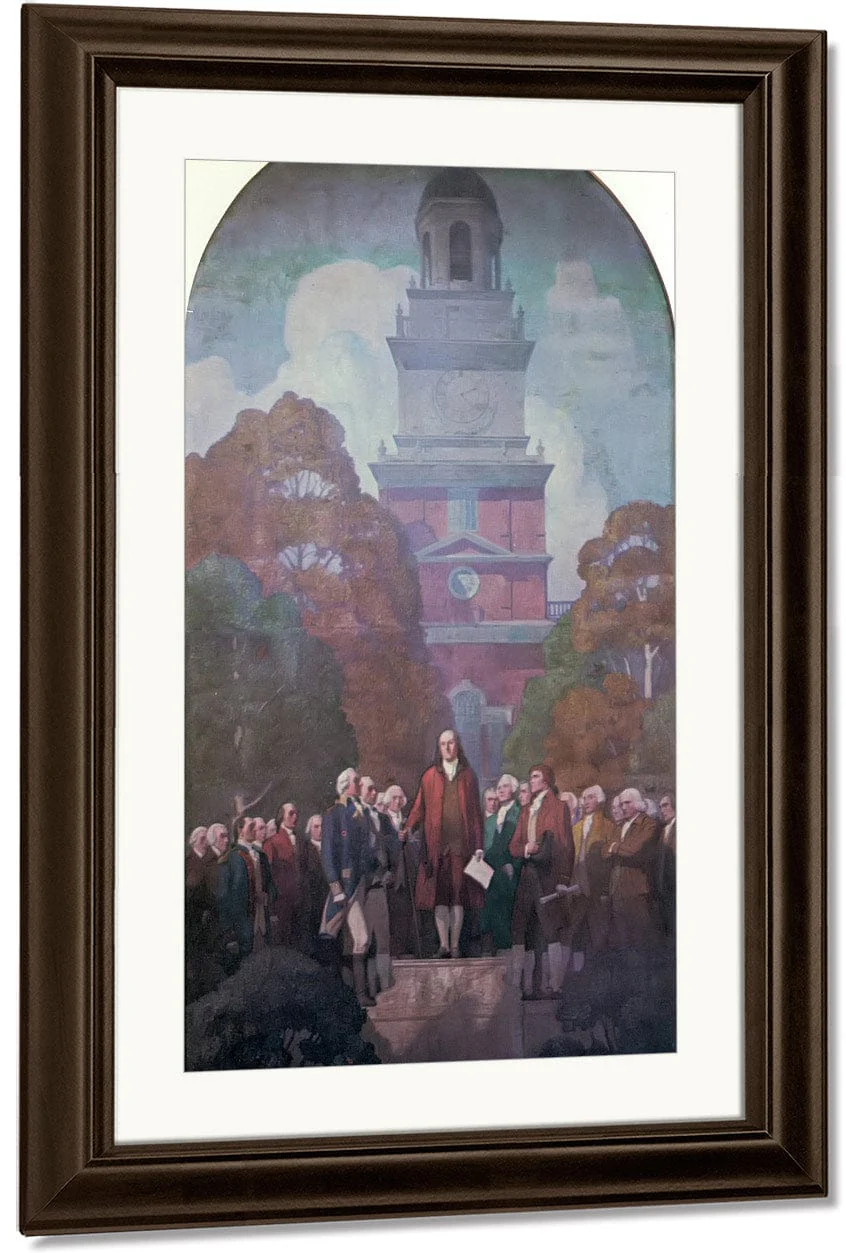 An Apotheosis Of Franklin By NC Wyeth - Image 4