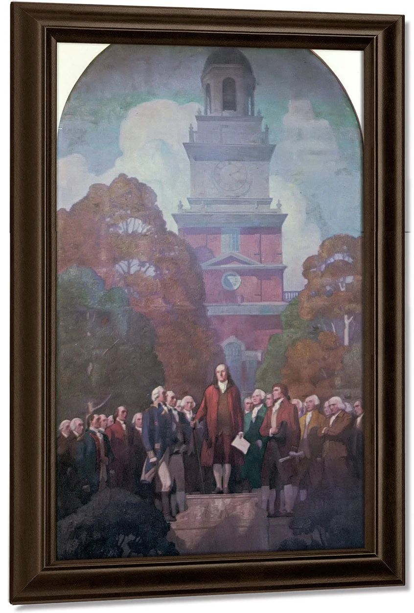 An Apotheosis Of Franklin By NC Wyeth - Image 5