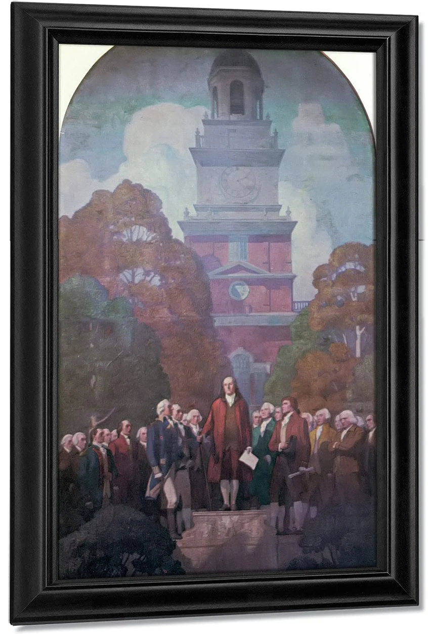 An Apotheosis Of Franklin By NC Wyeth - Image 7