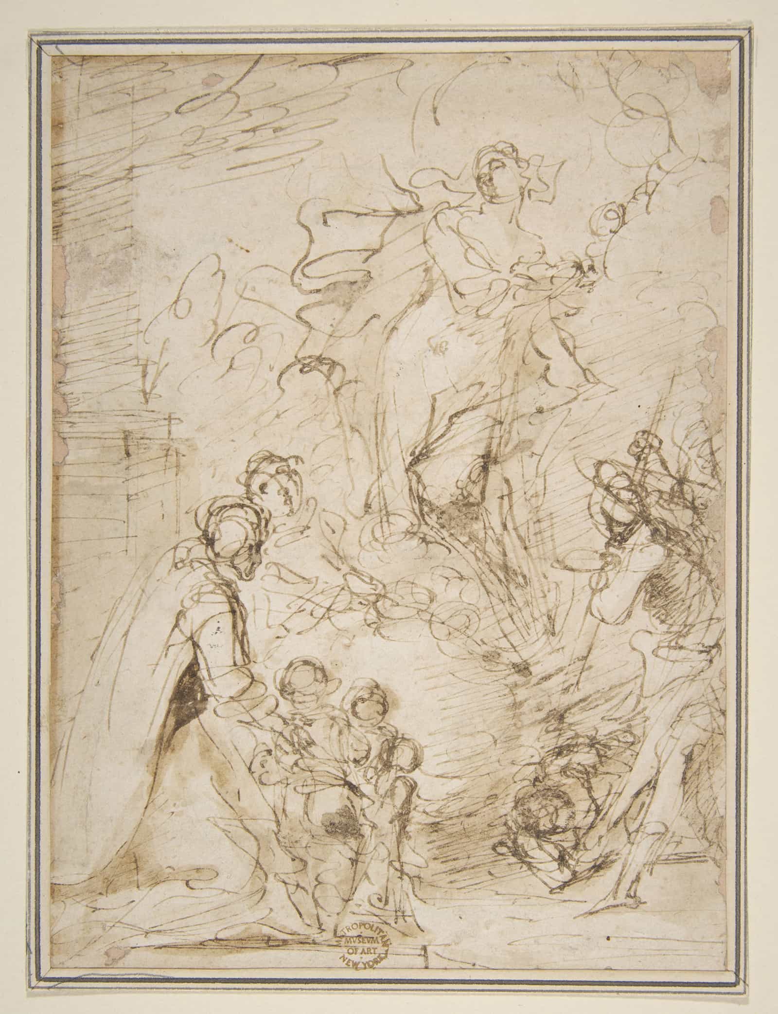 An Apparition by Salvator Rosa