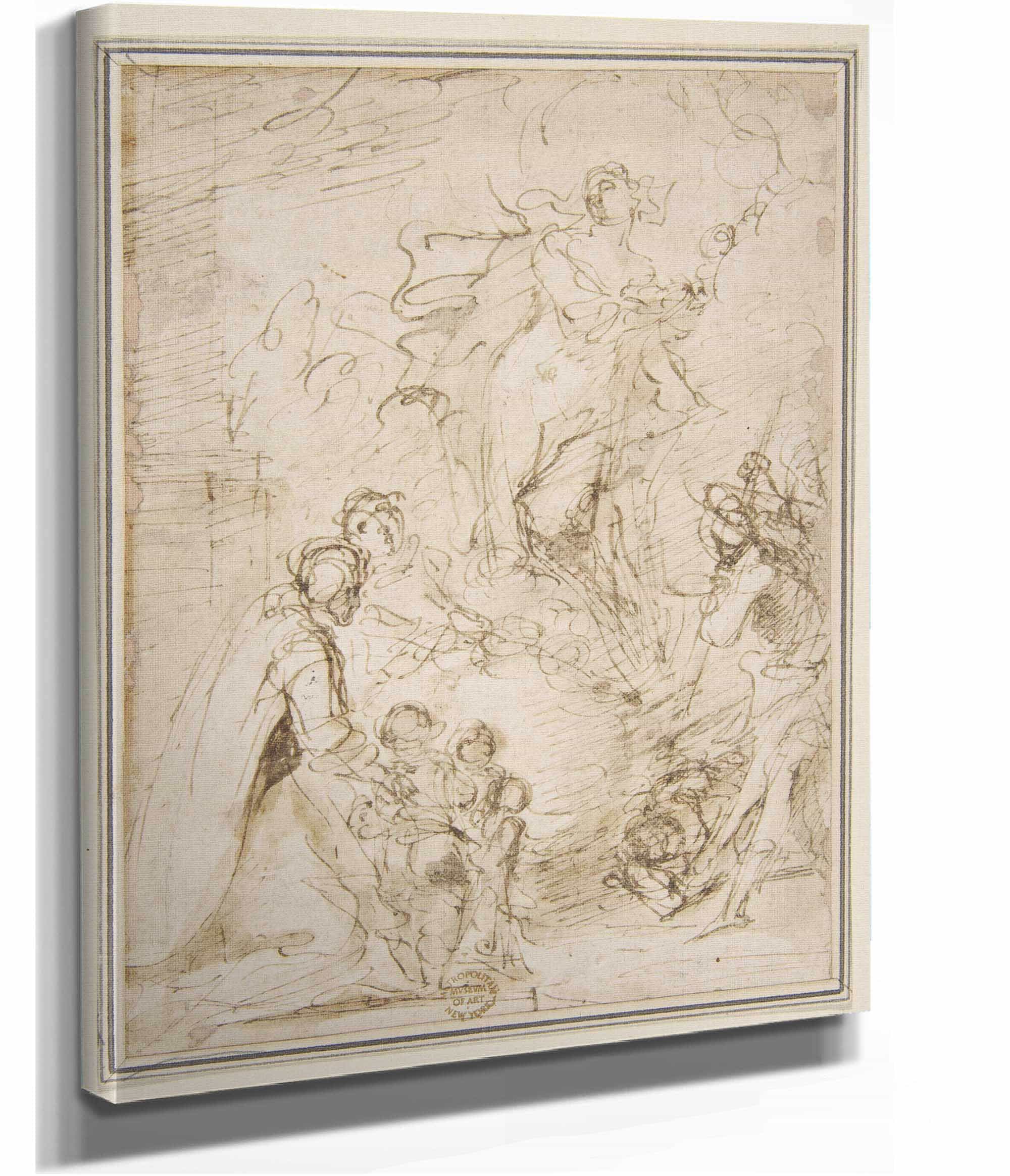 An Apparition by Salvator Rosa - Image 2