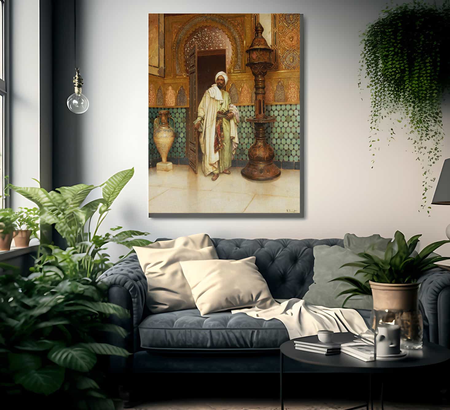 An Arab In A Palace Interior By Rodolphe Ernst - Image 2