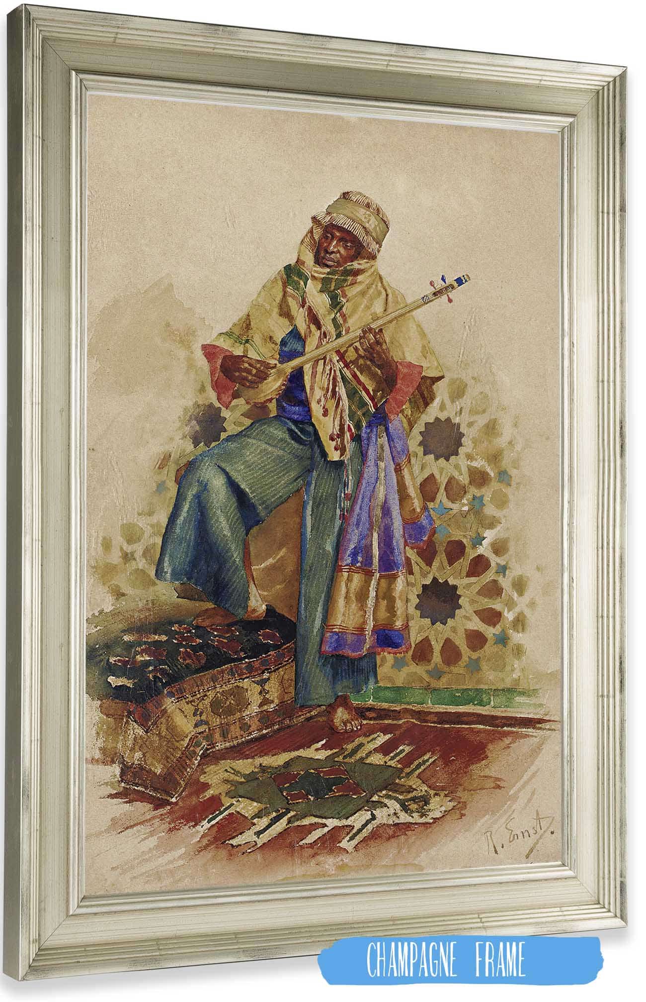 An Arab Musician by Rudolf Ernst