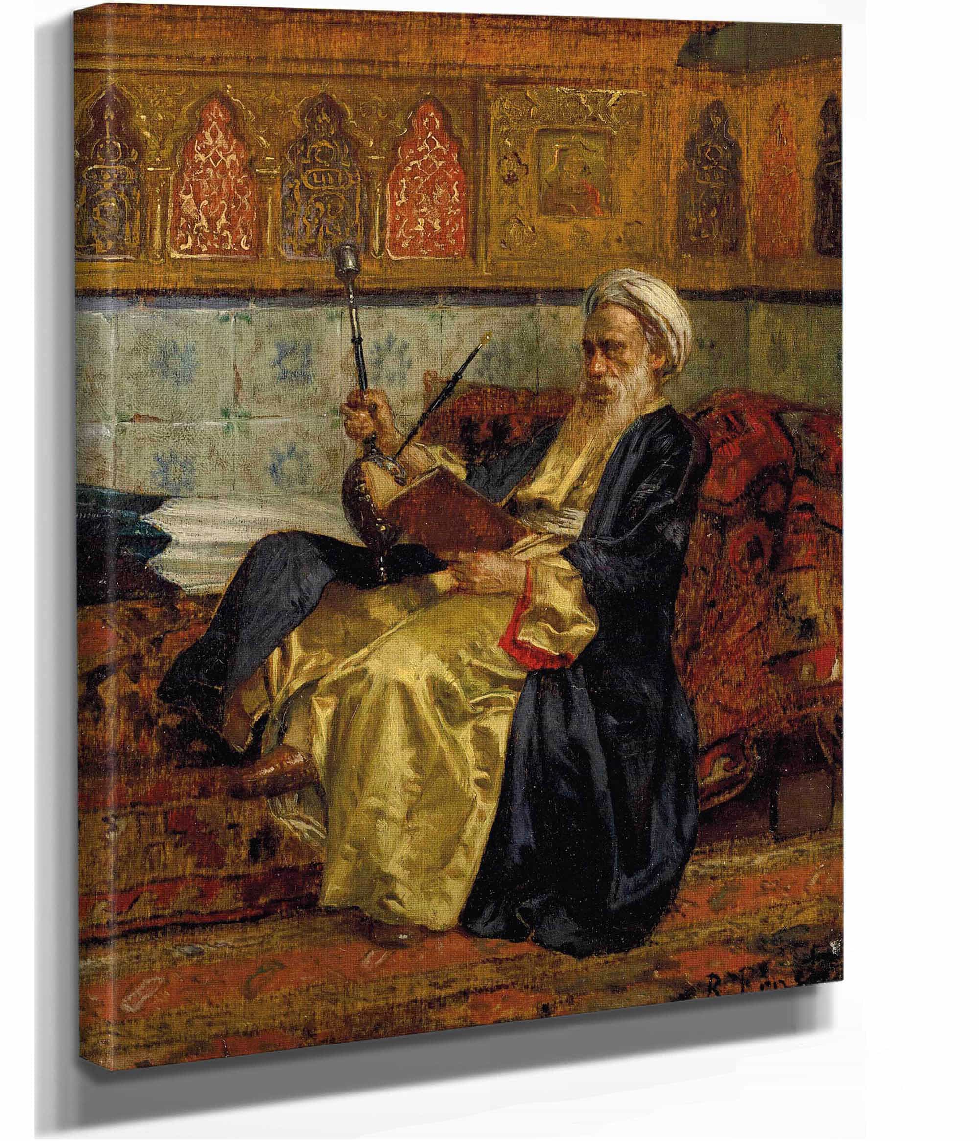 An Arab Scholar by Rudolf Ernst - Image 2