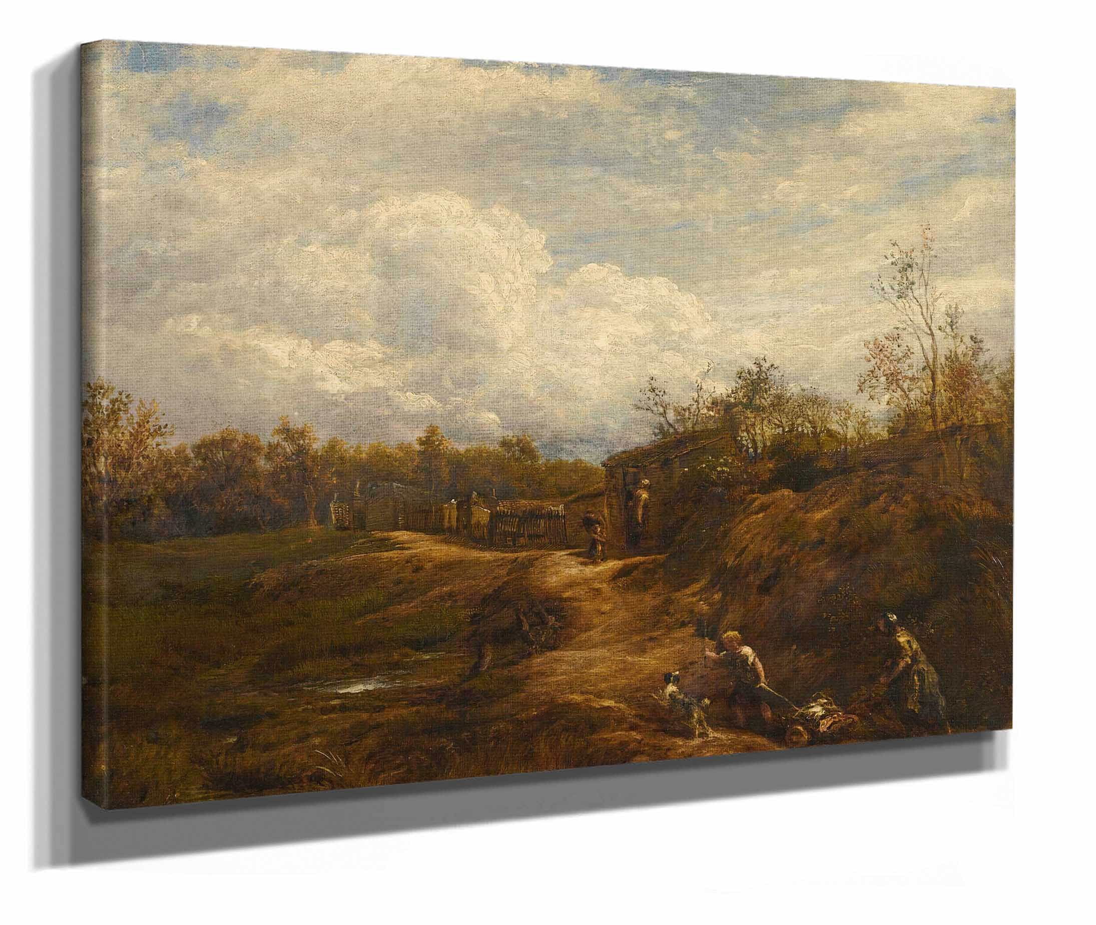 An English Landscape by John Linnell - Image 2