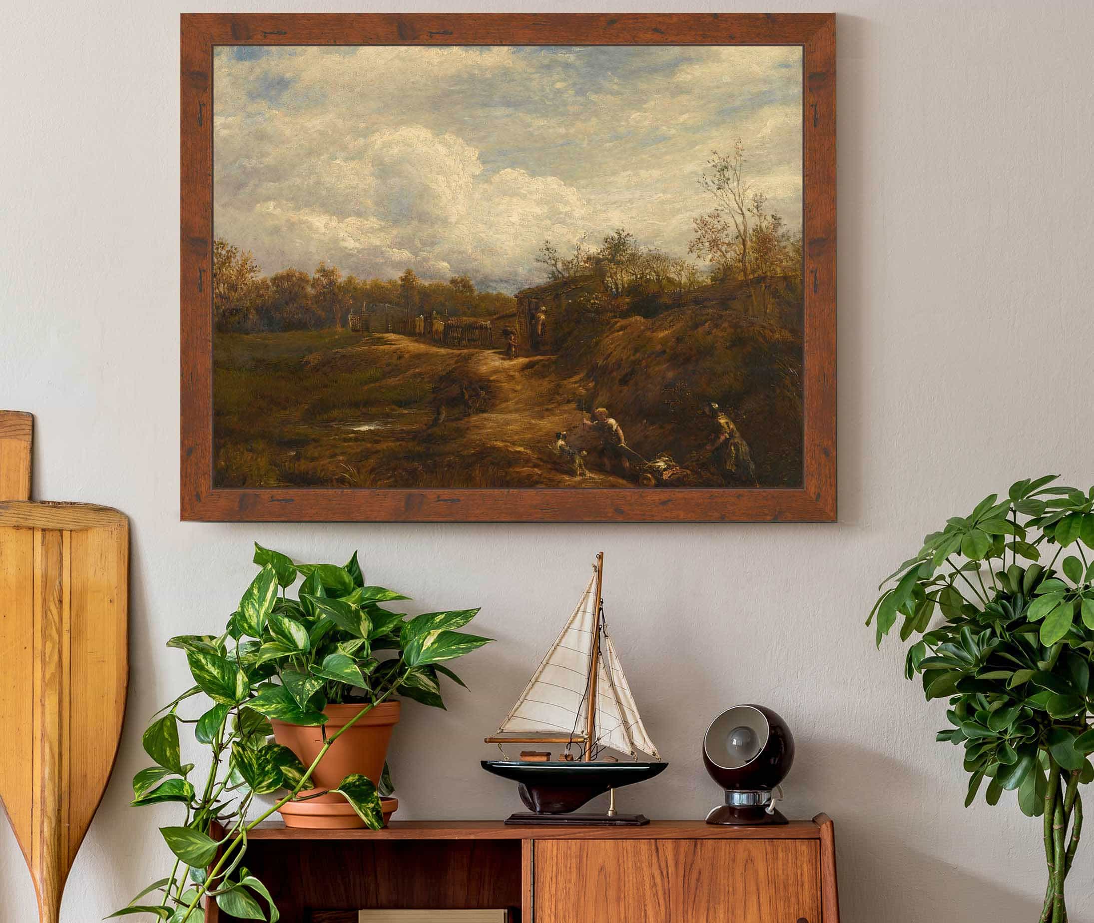 An English Landscape by John Linnell - Image 3