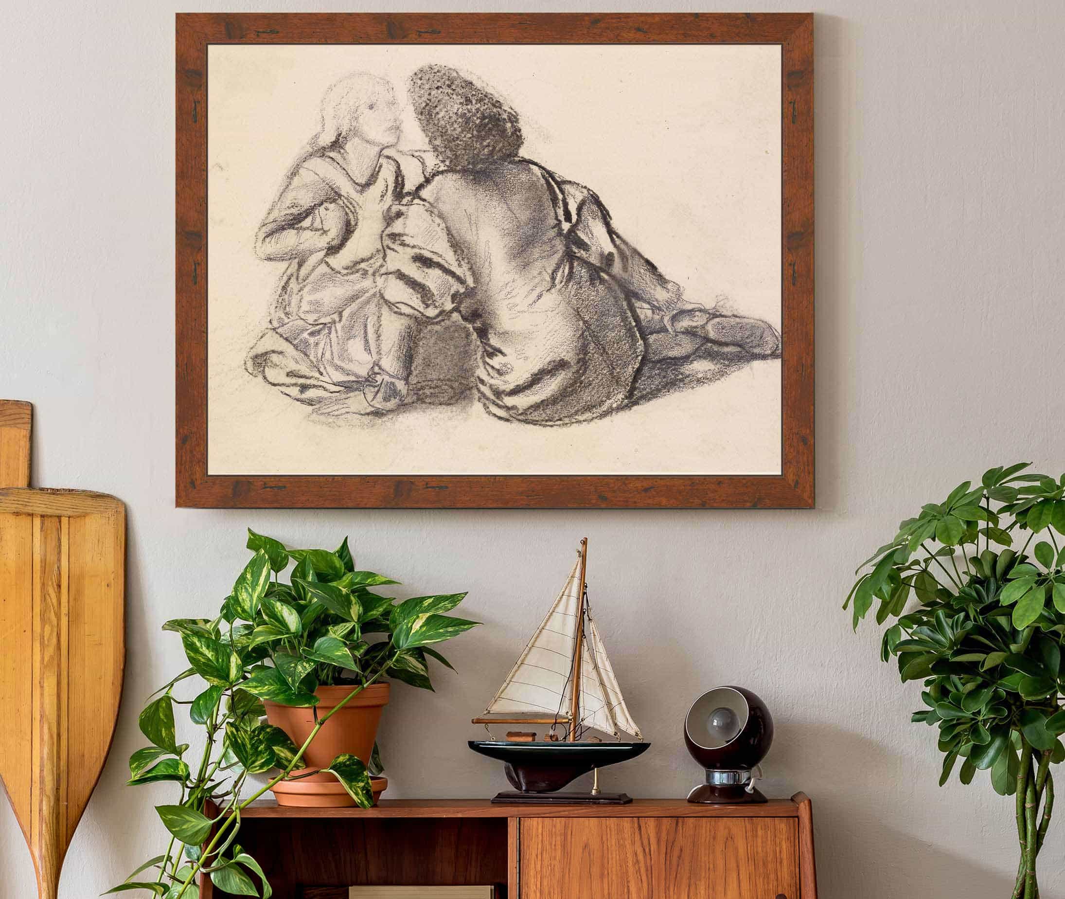 An Idyll Study by Sir Edward Coley Burne Jones - Image 3