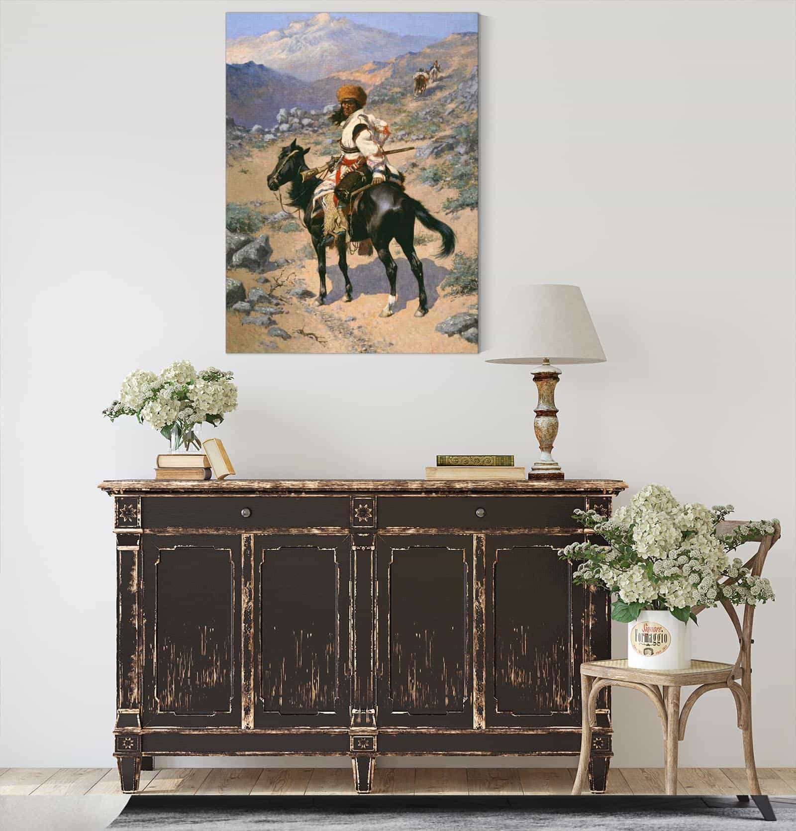 An Indian Trapper by Frederic Remington - Image 4