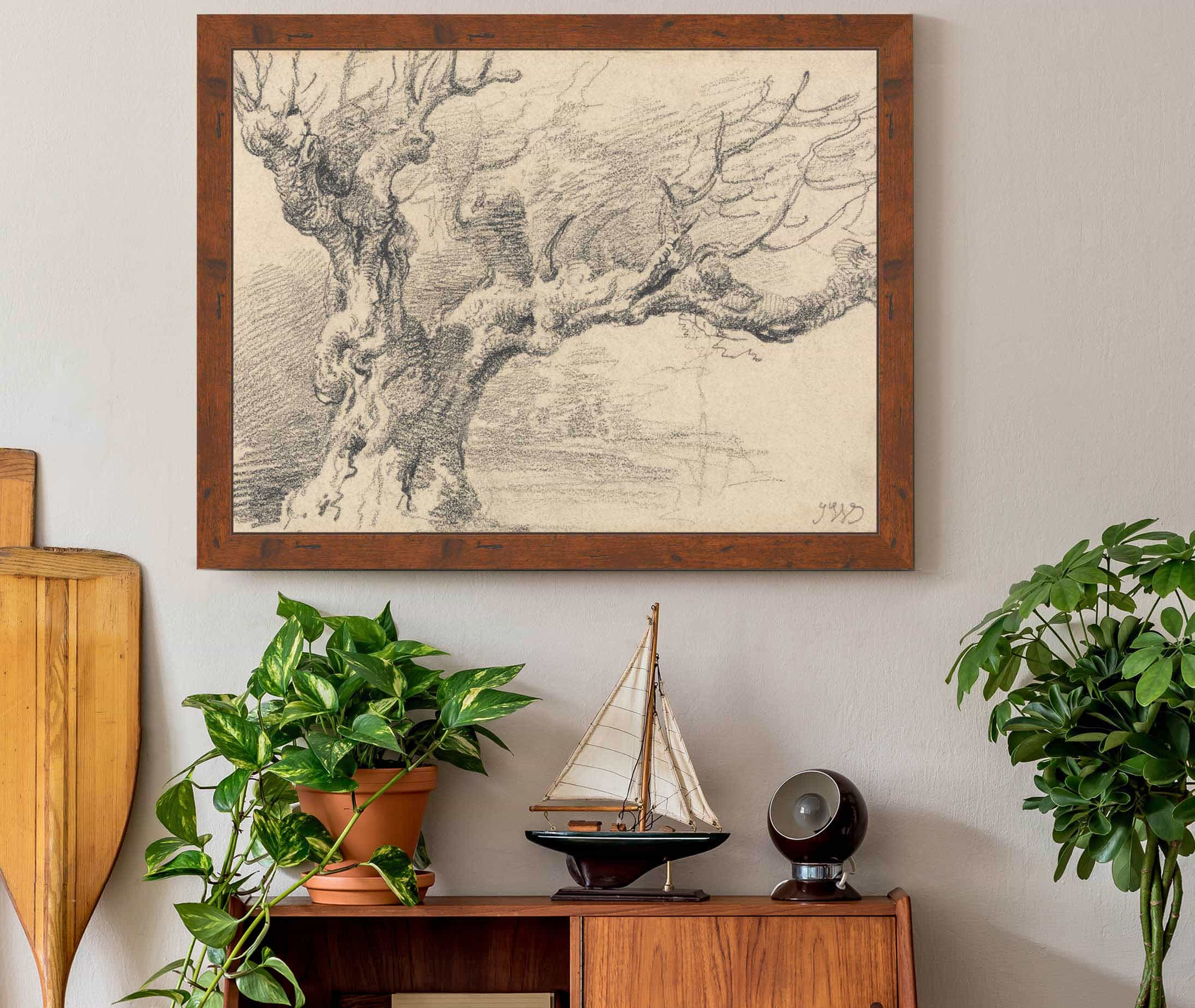 An Old Oak Tree by James Ward - Image 3