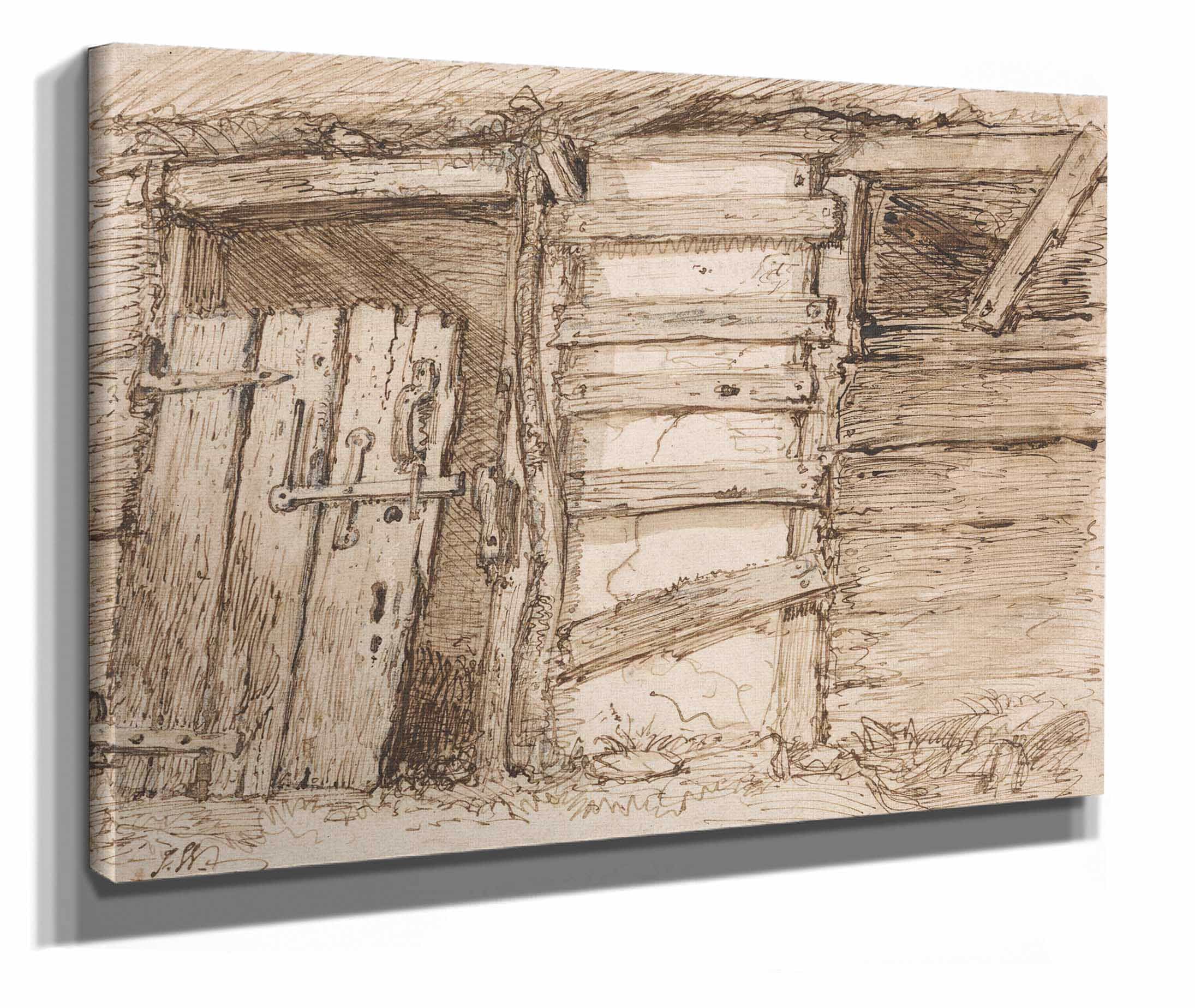 An Outhouse Wall by James Ward - Image 2