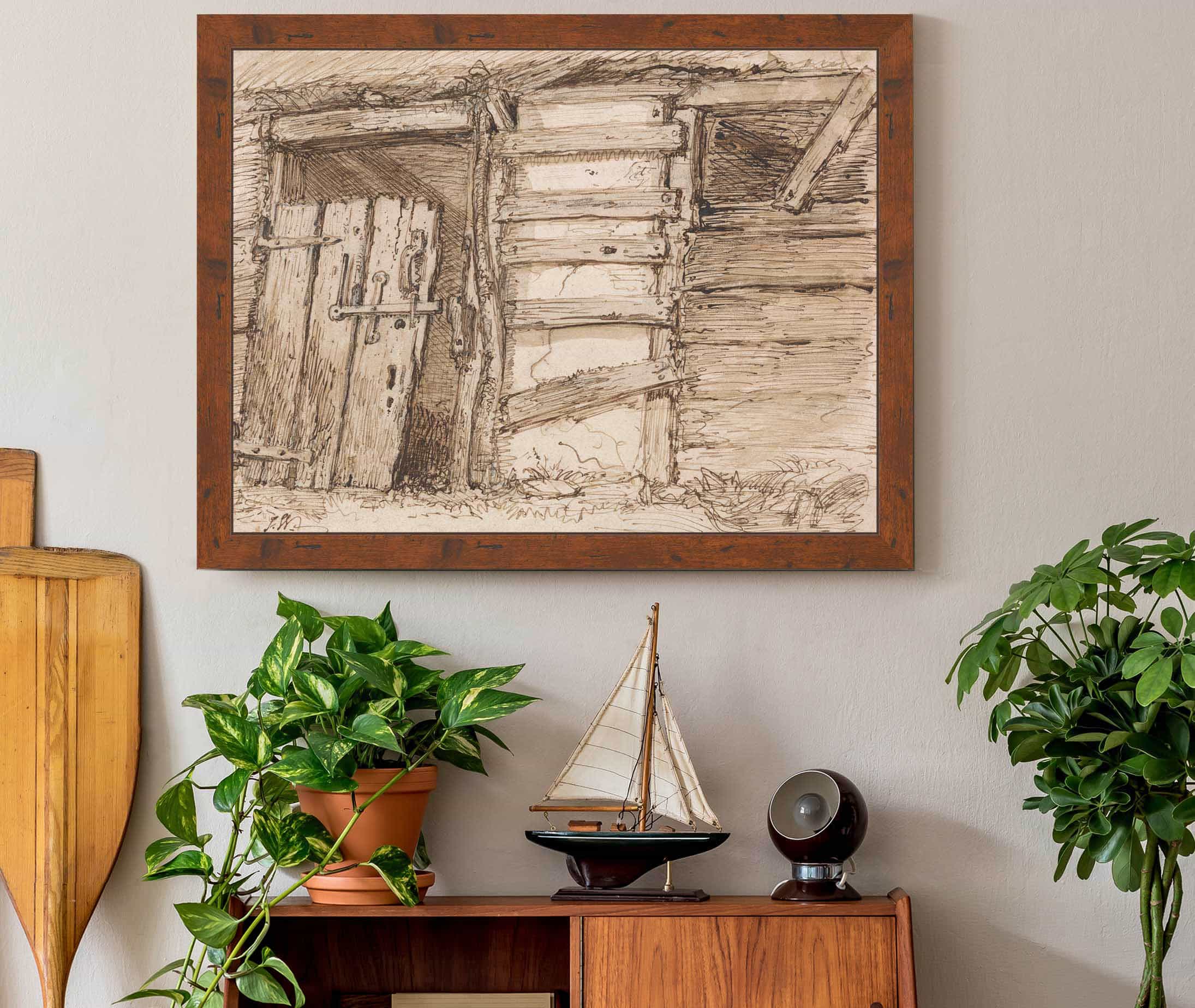 An Outhouse Wall by James Ward - Image 3