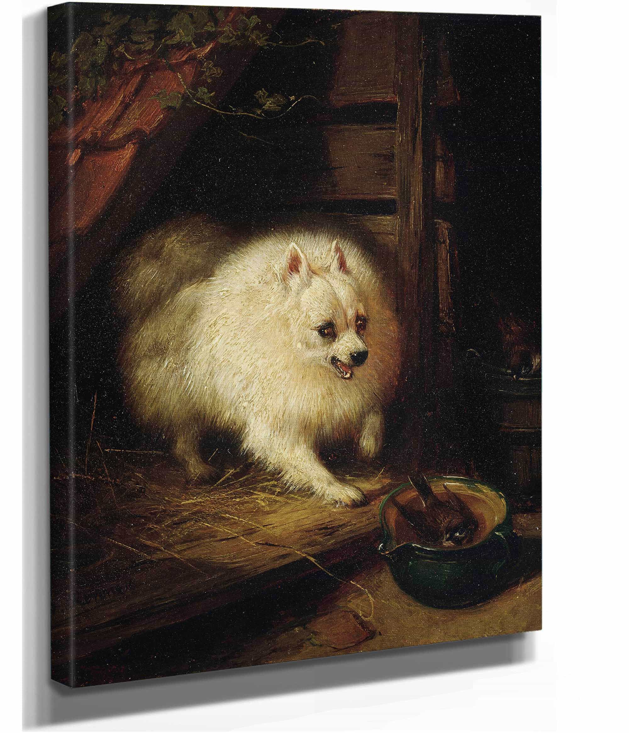 An Unwelcome Intruder by Henriette Ronner Knip - Image 2