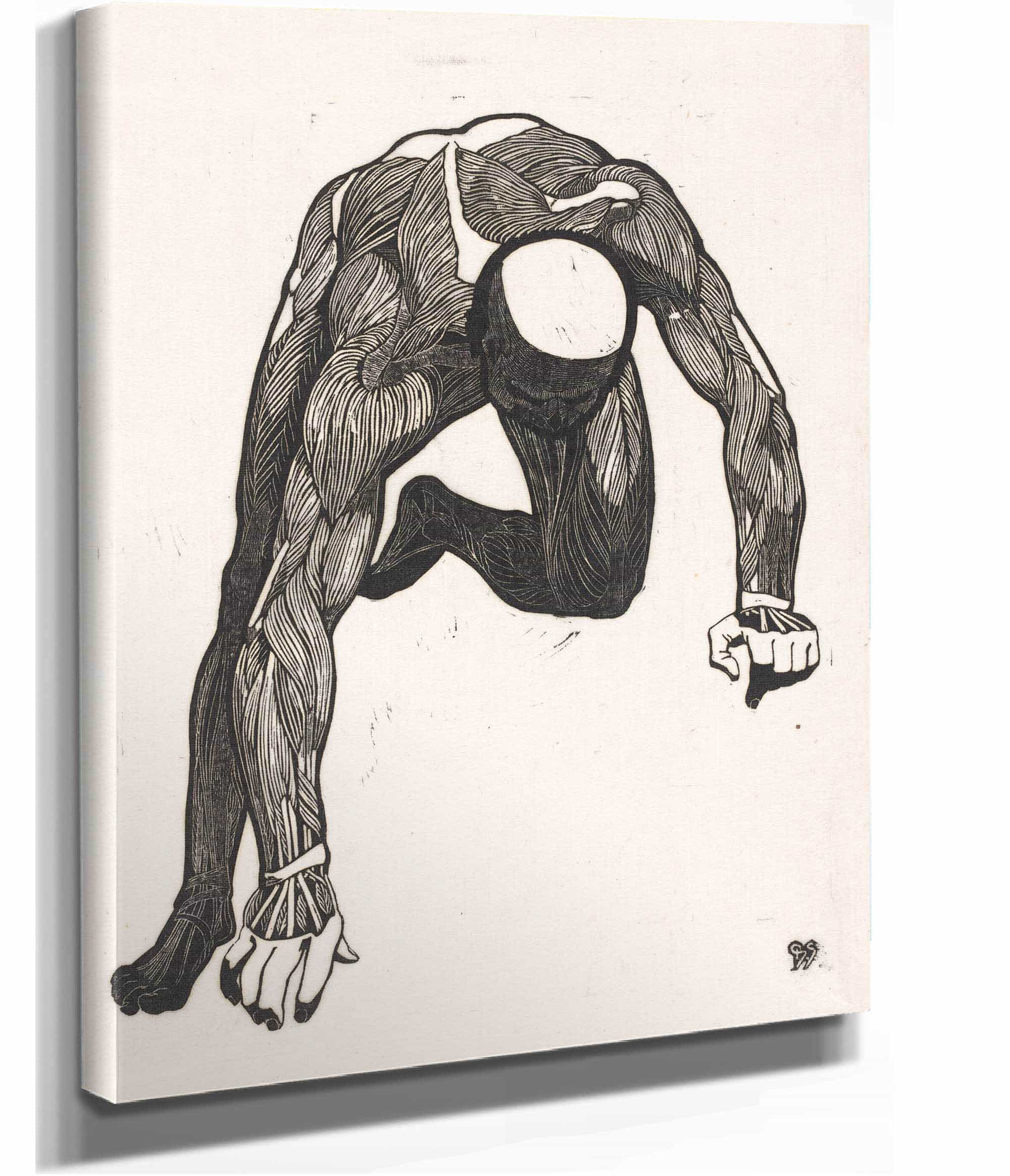 Anatomische Studie Van De Hals Arm En Beenspieren Van Een Man by Reijer Stolk - Image 2
